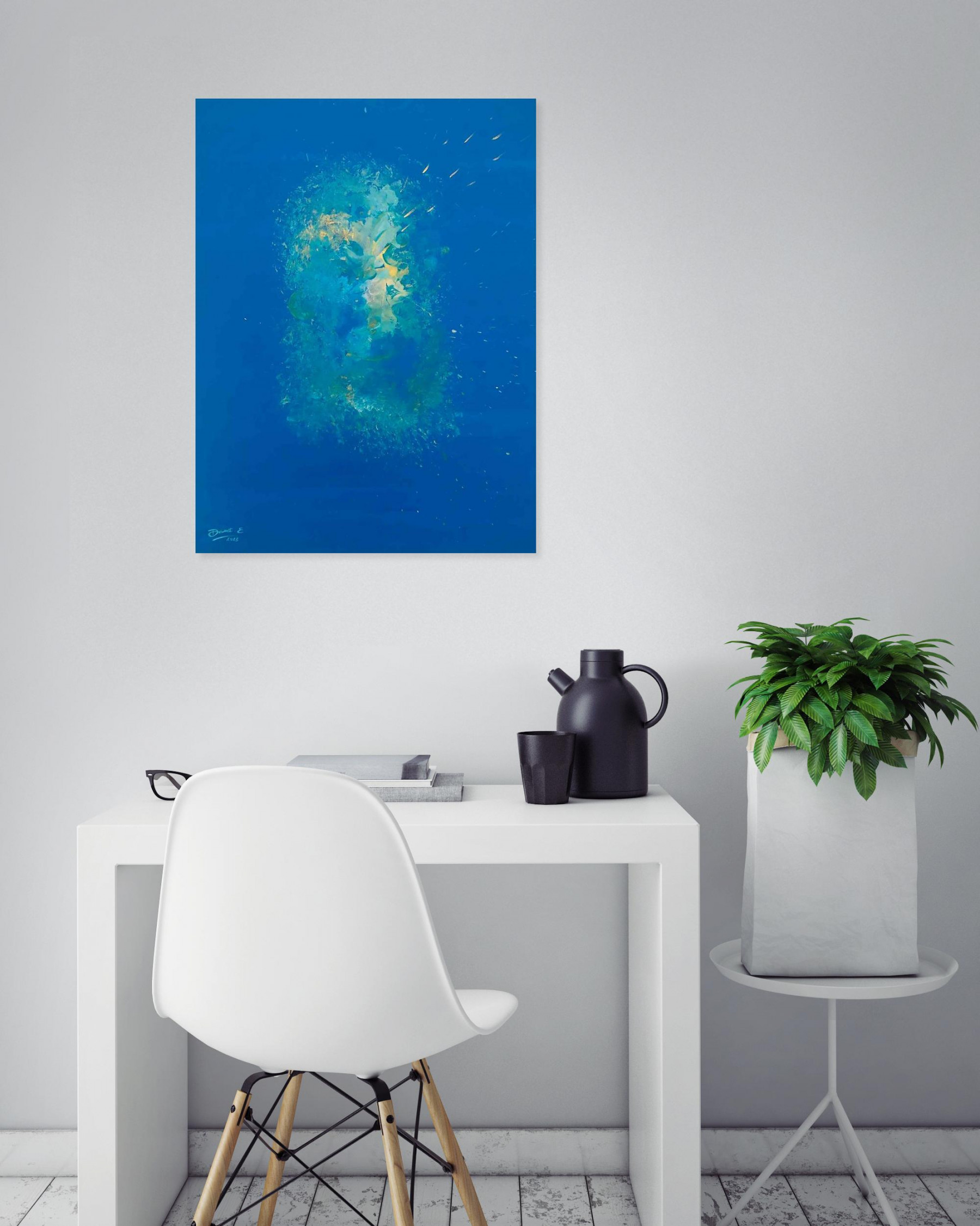 Elise Dousset, Nébuleuse, peinture - Galerie de vente et d’achat d’art contemporain en ligne Artalistic
