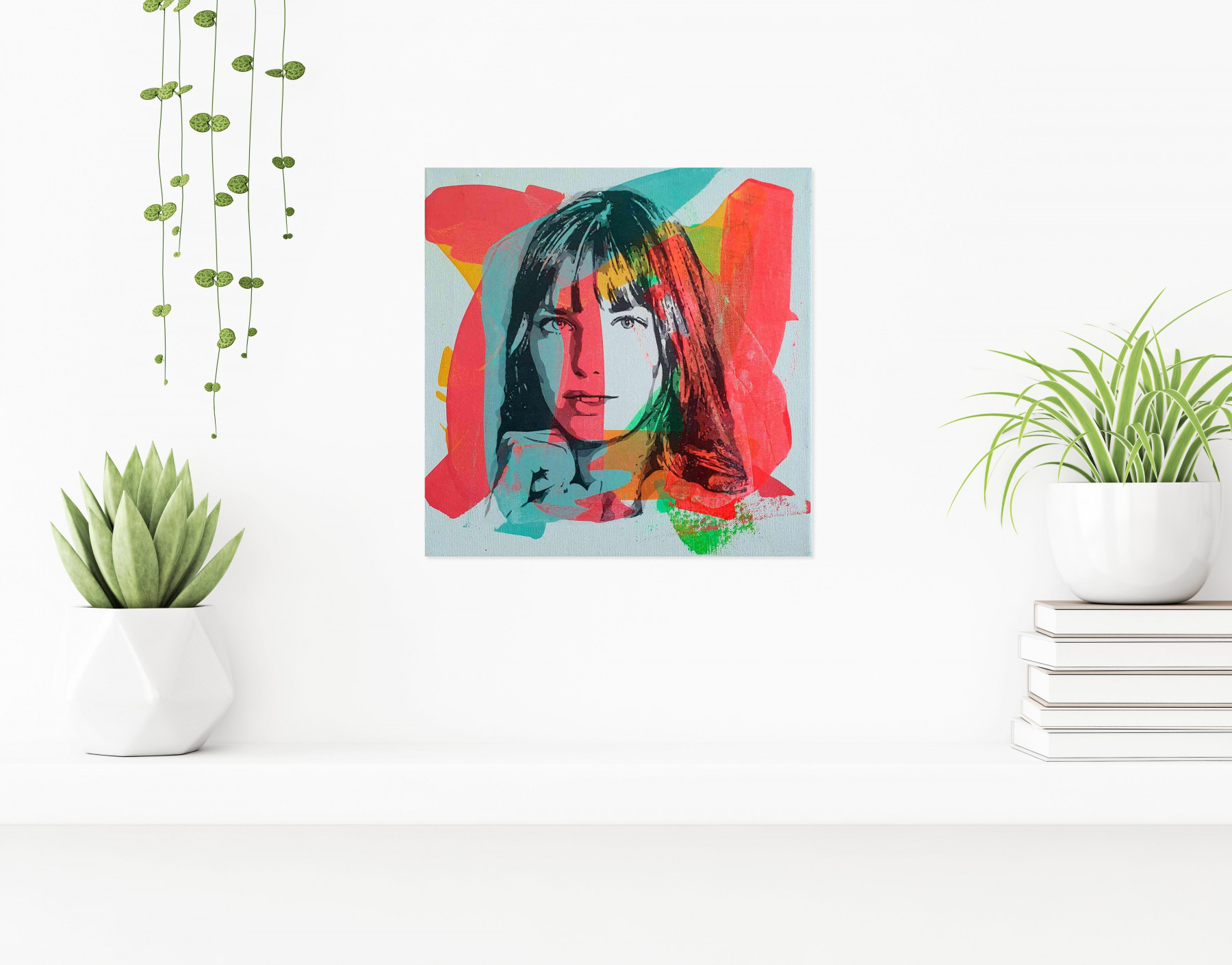 PyB, Jane Birkin, peinture - Galerie de vente et d’achat d’art contemporain en ligne Artalistic