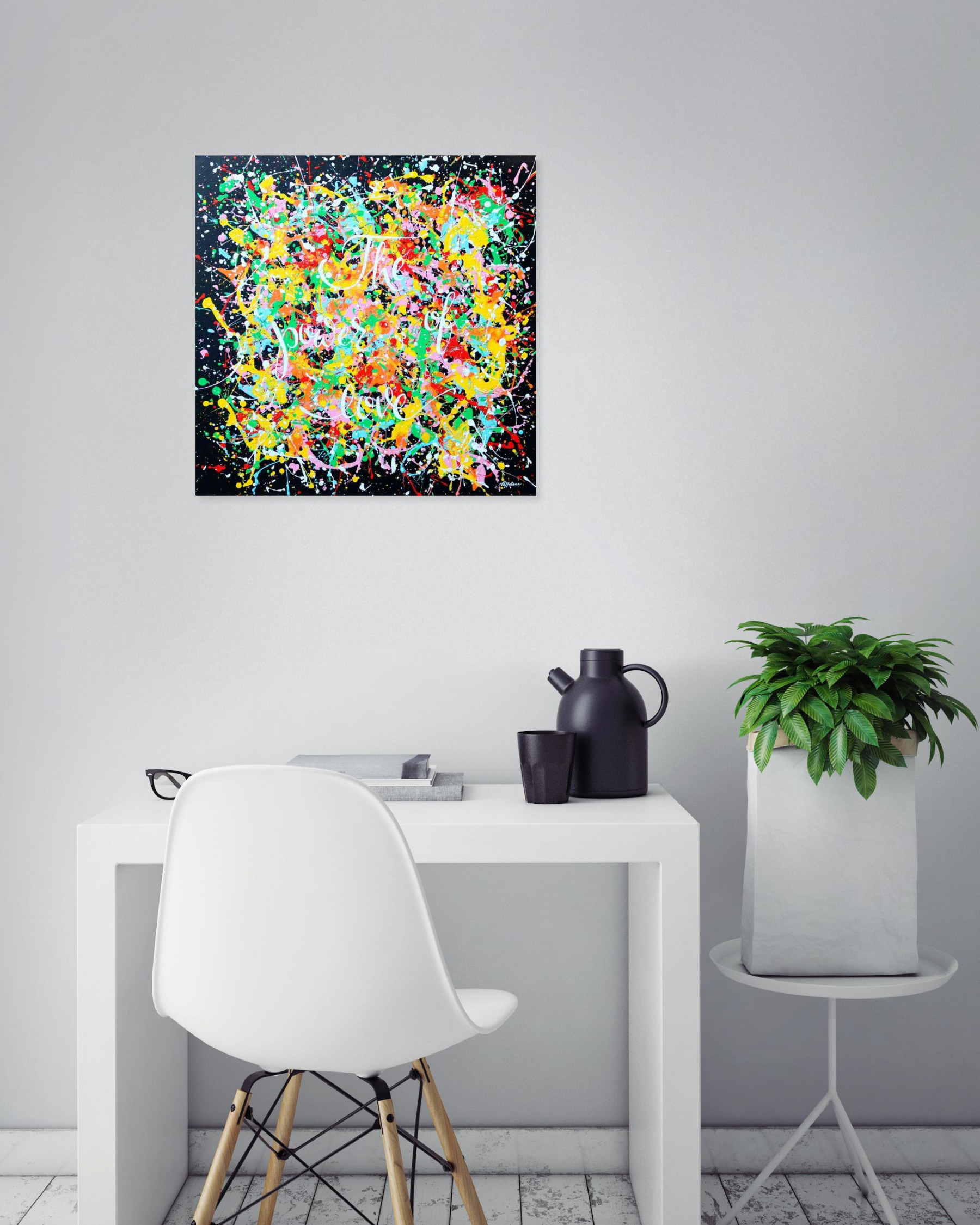 Isabelle Pelletane, The power of love, peinture - Galerie de vente et d’achat d’art contemporain en ligne Artalistic