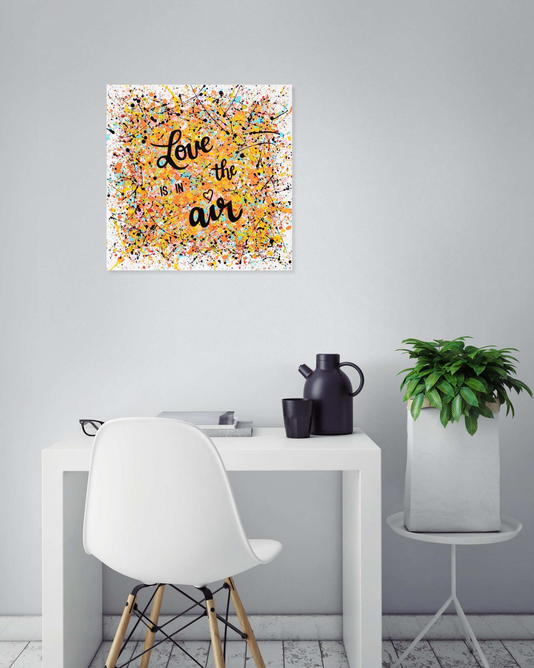 Isabelle Pelletane, Love is in the air, peinture - Galerie de vente et d’achat d’art contemporain en ligne Artalistic