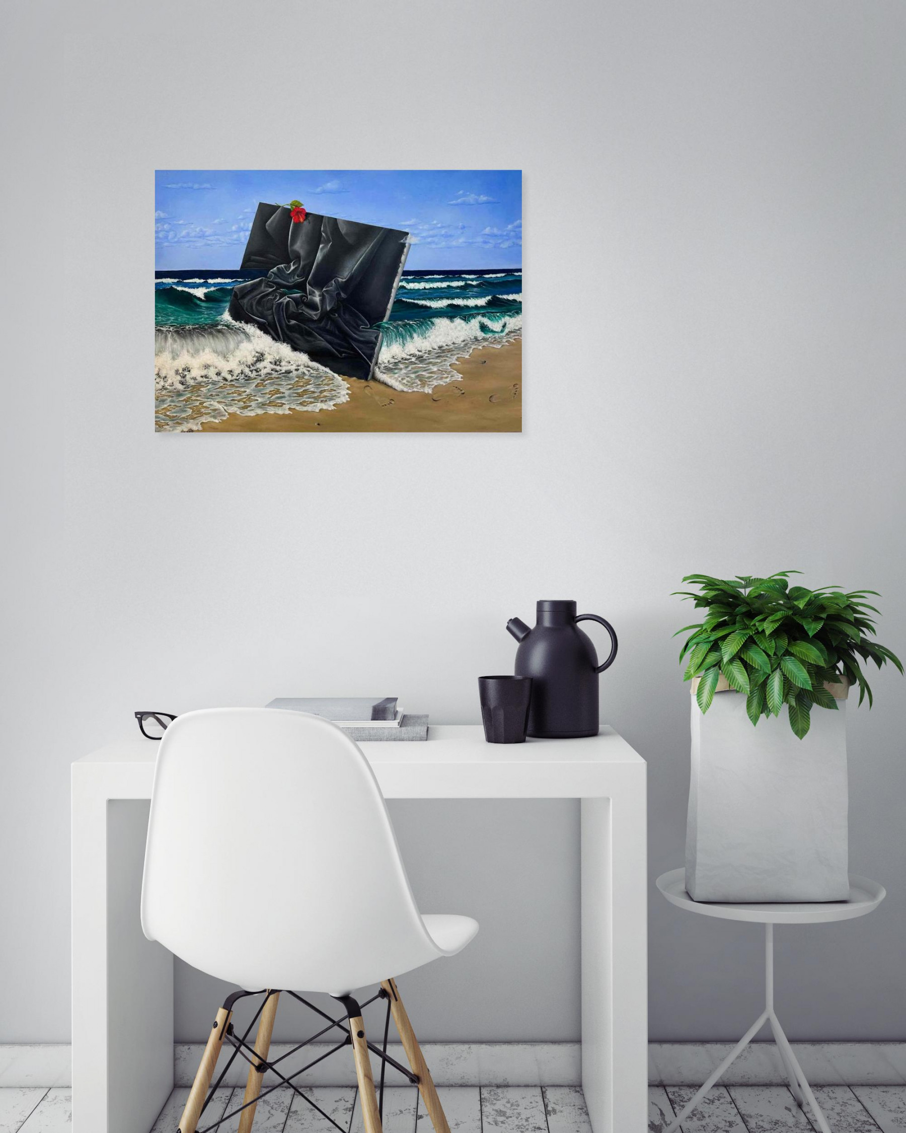 Salamandre, L'art et la nature, peinture - Galerie de vente et d’achat d’art contemporain en ligne Artalistic