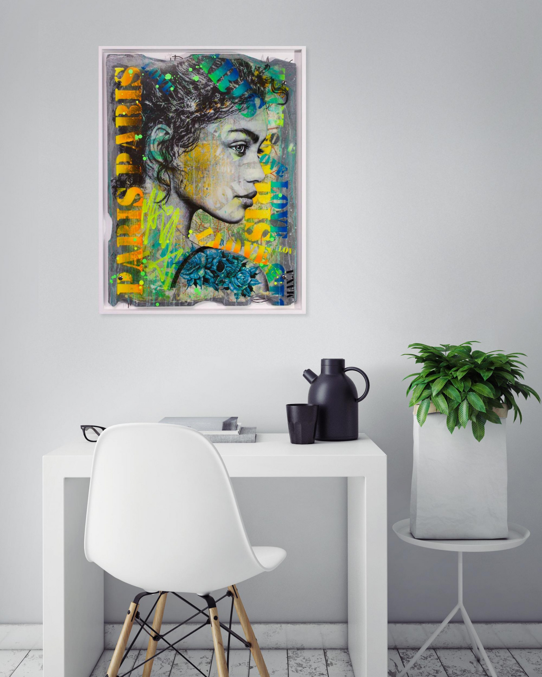 Maxime Andriot, Paris fragment #1, peinture - Galerie de vente et d’achat d’art contemporain en ligne Artalistic