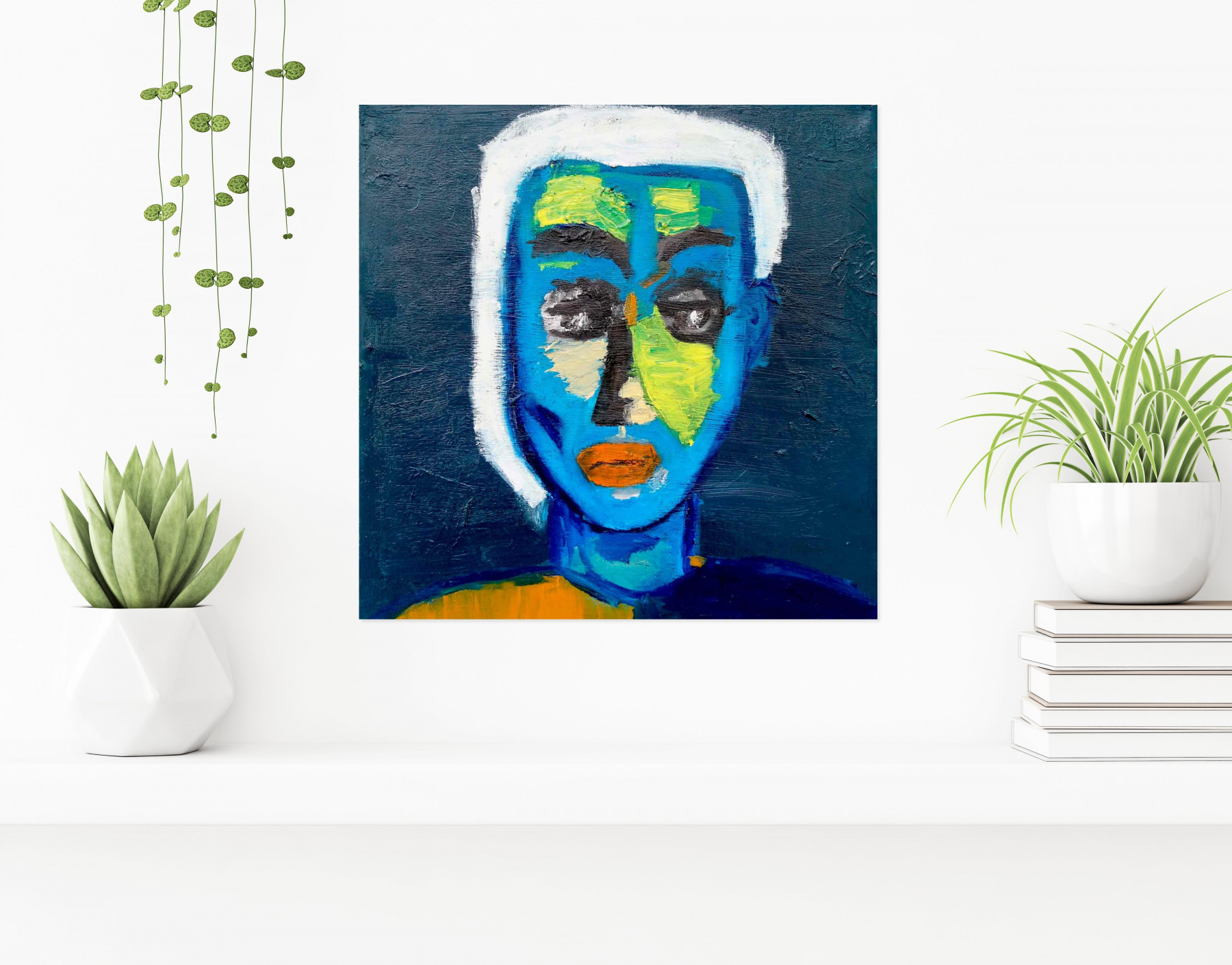 Pauline Katherine, L'inconnue #2, peinture - Galerie de vente et d’achat d’art contemporain en ligne Artalistic