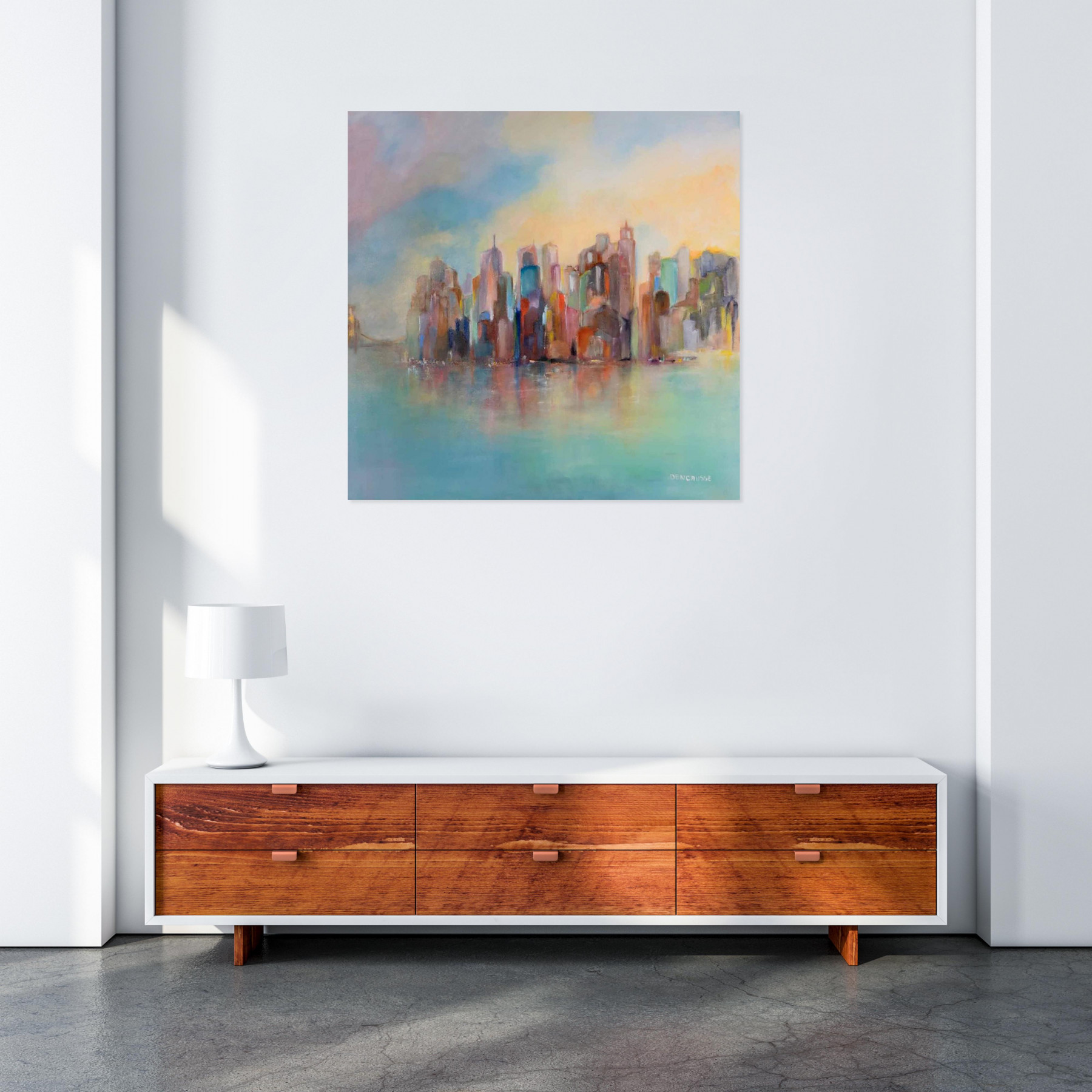 Marianne Dencausse, La city, peinture - Galerie de vente et d’achat d’art contemporain en ligne Artalistic