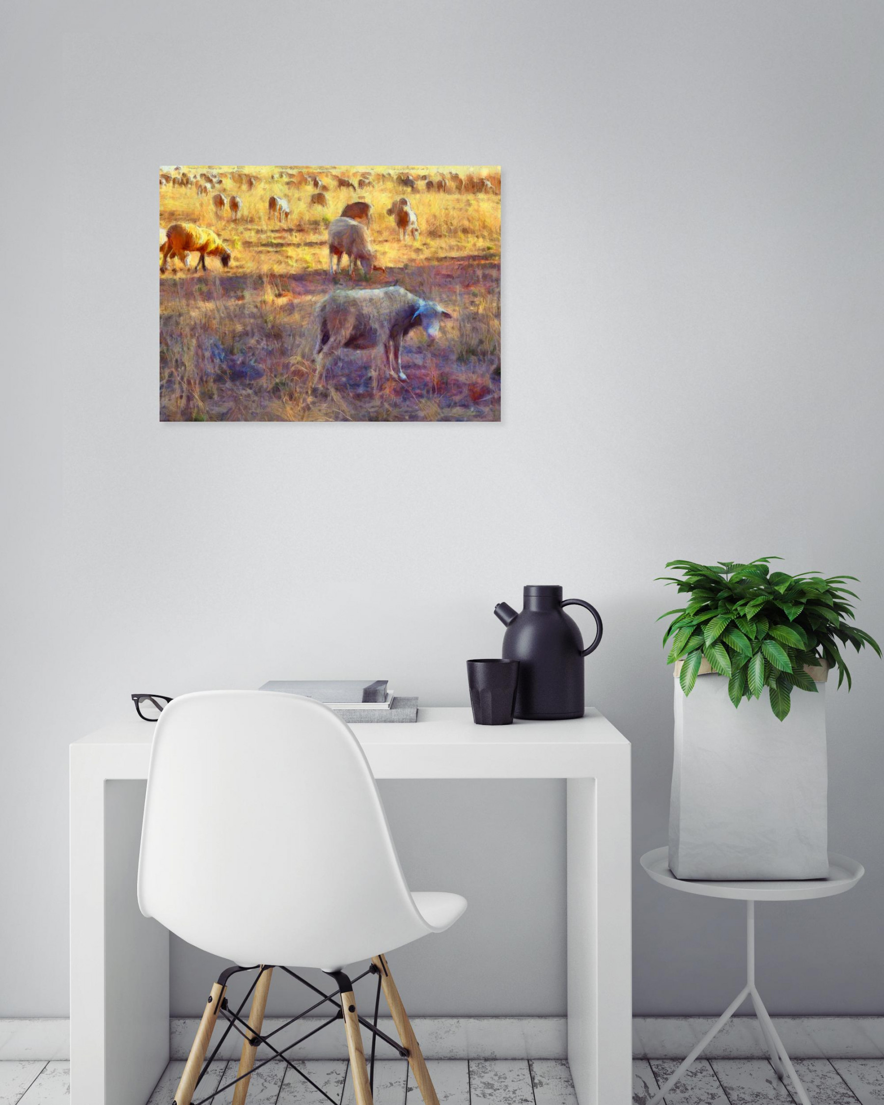 Jean-Louis Bouzou, Le troupeau, photo - Galerie de vente et d’achat d’art contemporain en ligne Artalistic