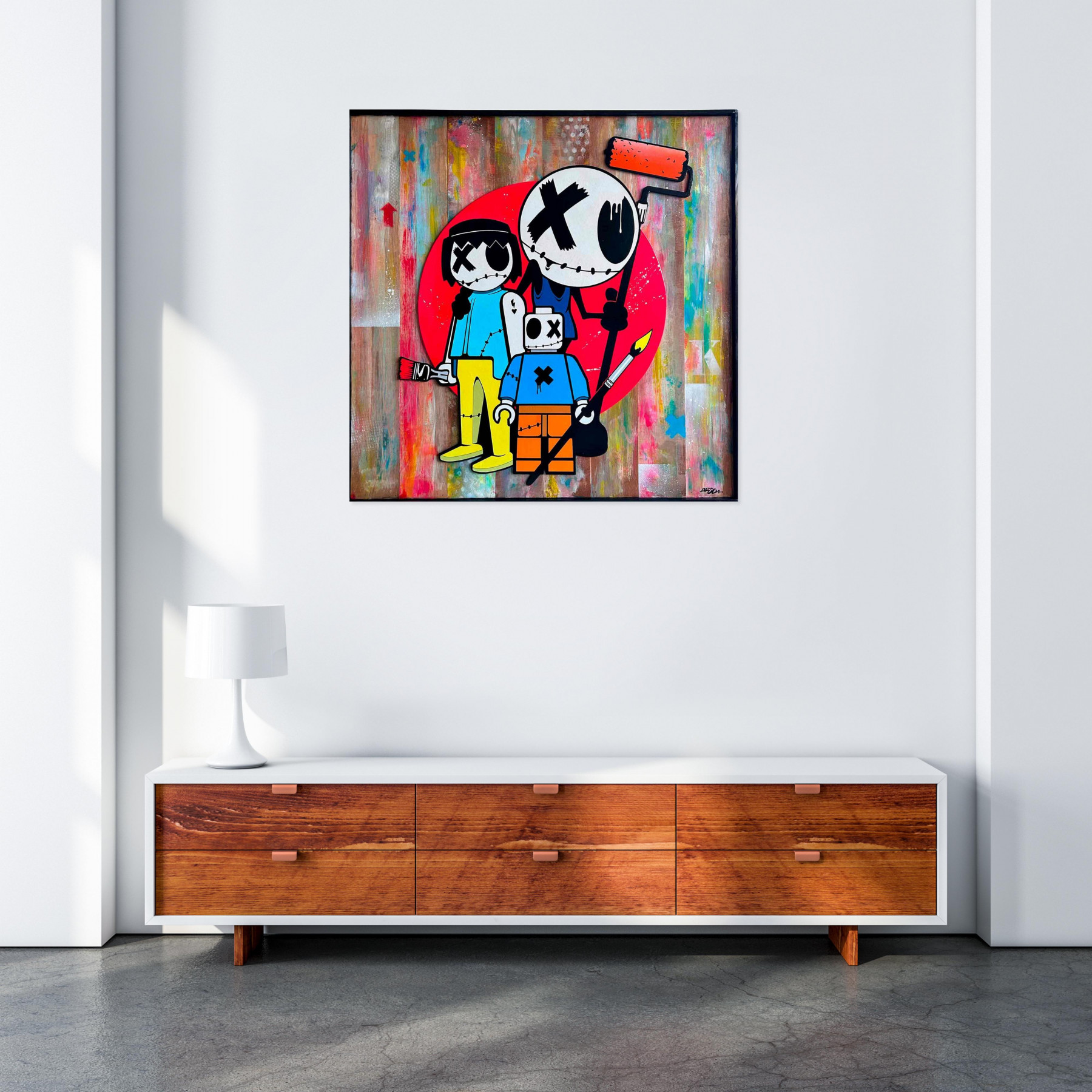 Arsen, Barbouilleurs, peinture - Galerie de vente et d’achat d’art contemporain en ligne Artalistic