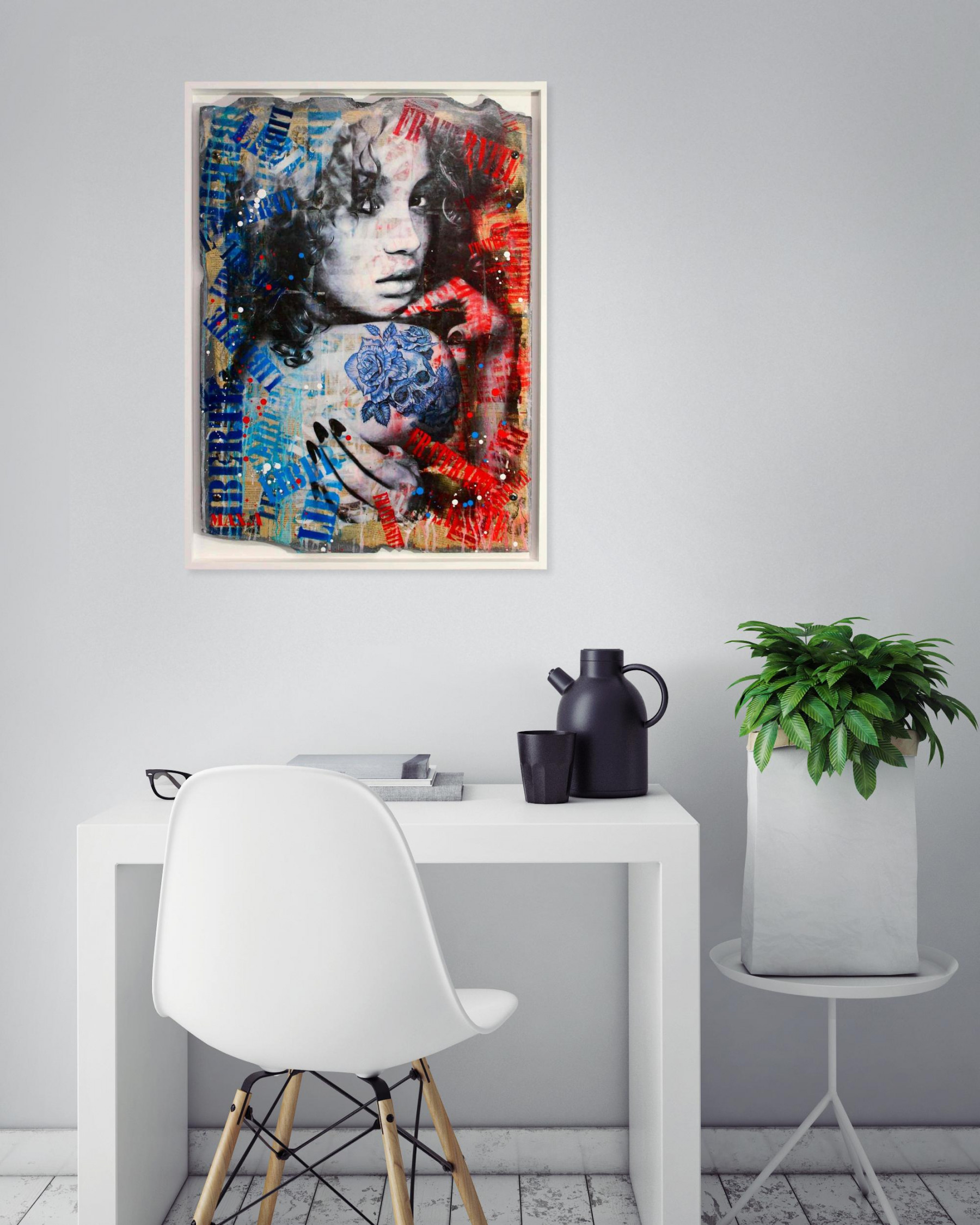 Max Andriot, Marianne, peinture - Galerie de vente et d’achat d’art contemporain en ligne Artalistic