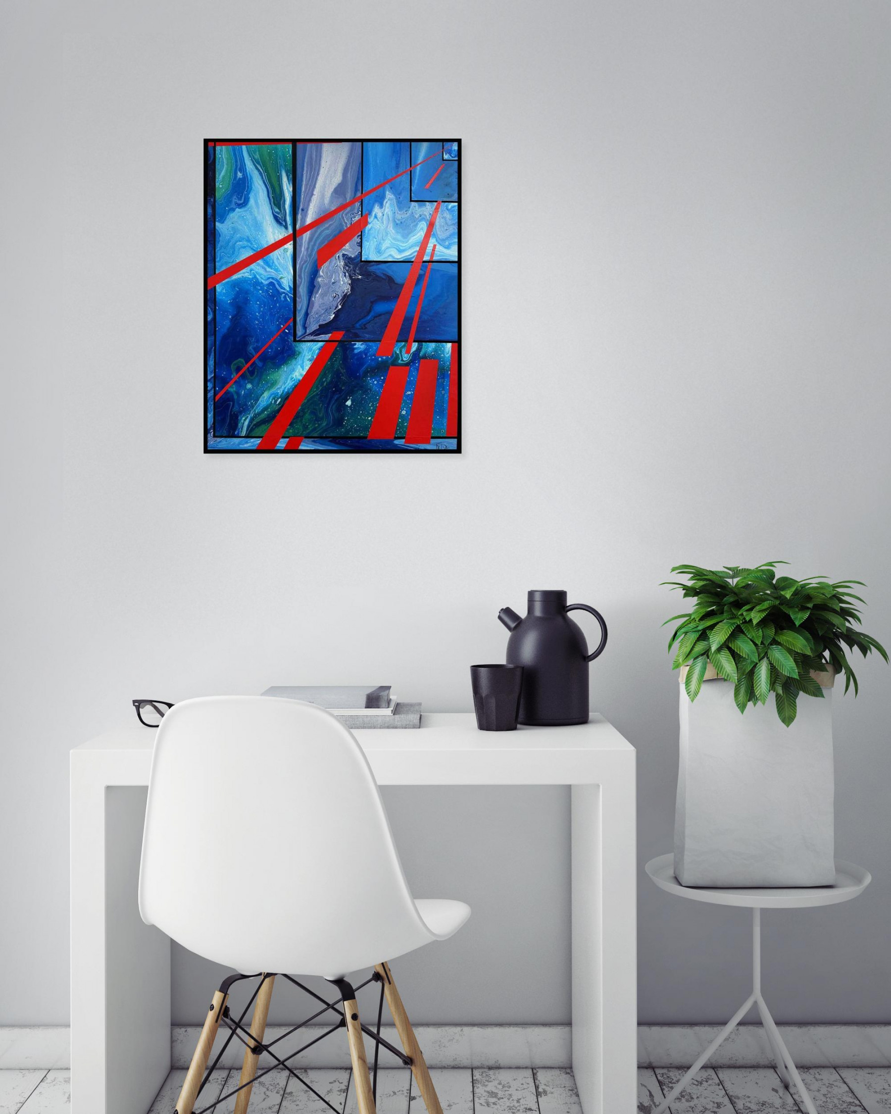 Tony Debs, Une Colère Inopinée, Peinture - Galerie de vente et d’achat d’art contemporain en ligne Artalistic