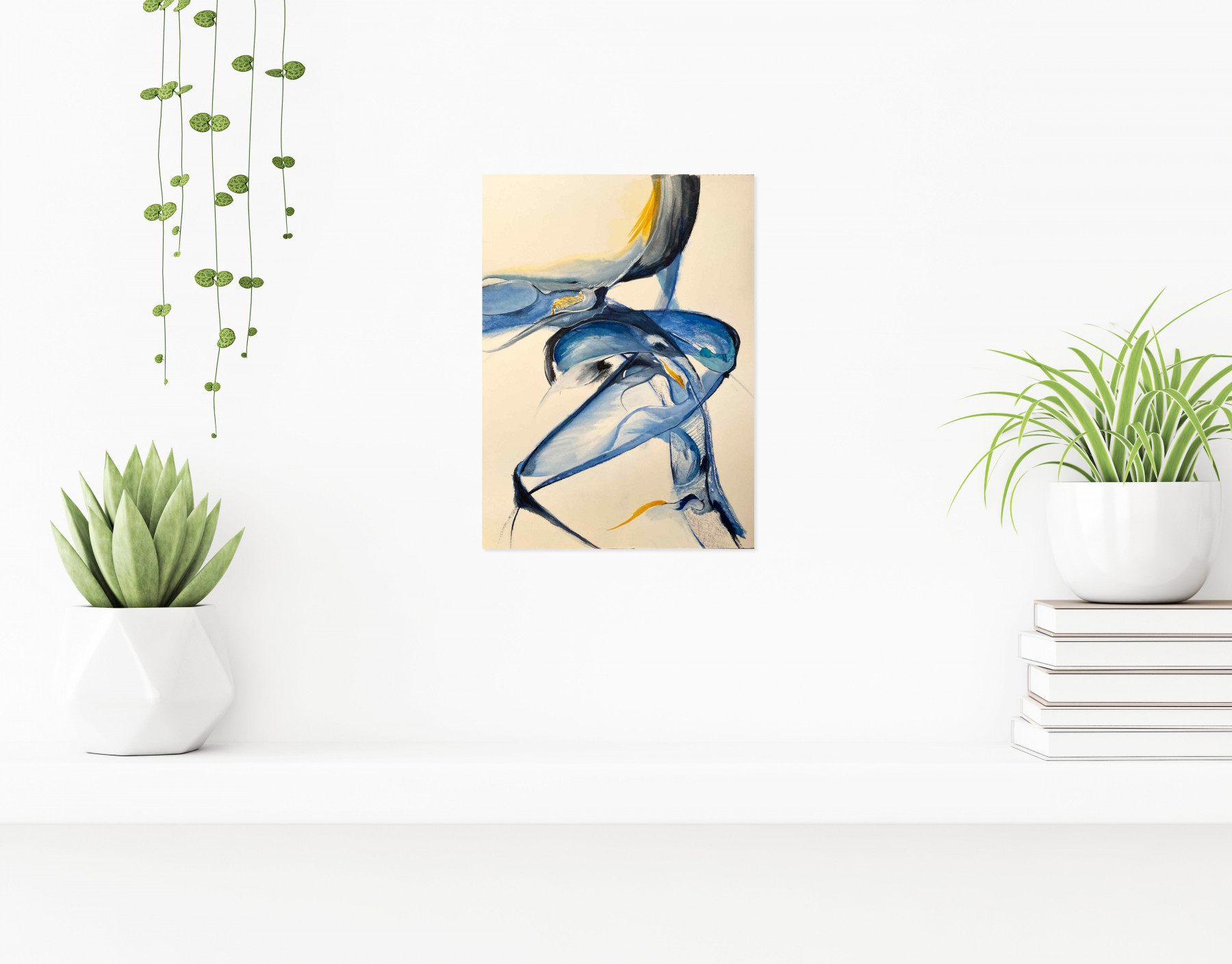 Sela, Blue November, Peinture - Galerie de vente et d’achat d’art contemporain en ligne Artalistic