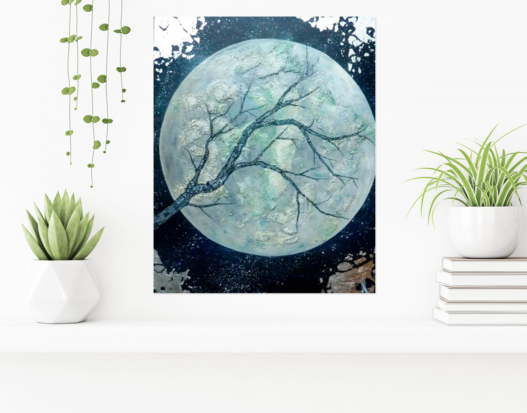 Anne Robin, Luna, peinture - Galerie de vente et d’achat d’art contemporain en ligne Artalistic