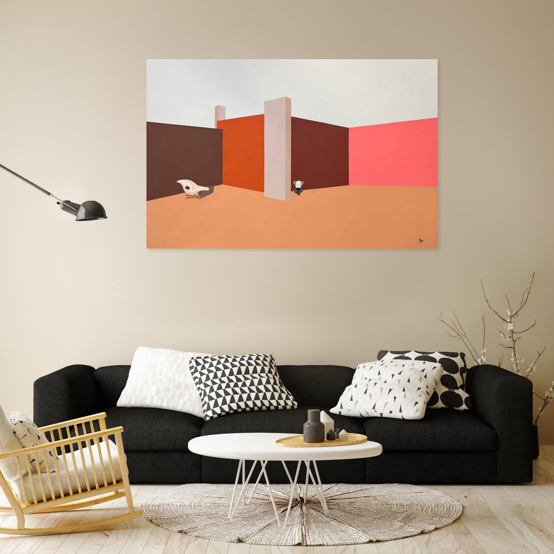 Moi., Lui, peinture - Galerie de vente et d’achat d’art contemporain en ligne Artalistic