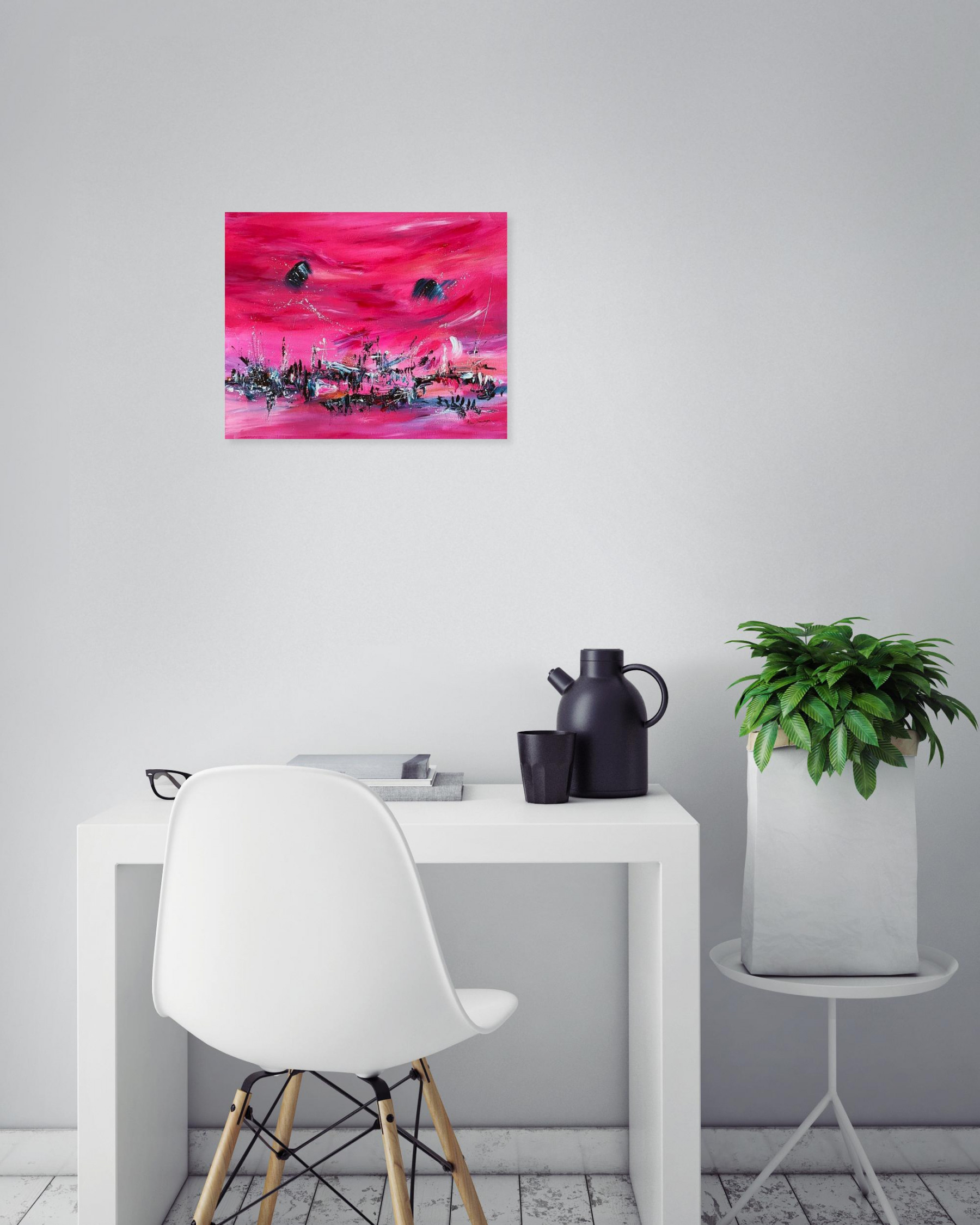 Âme Sauvage, Objets volants, peinture - Galerie de vente et d’achat d’art contemporain en ligne Artalistic
