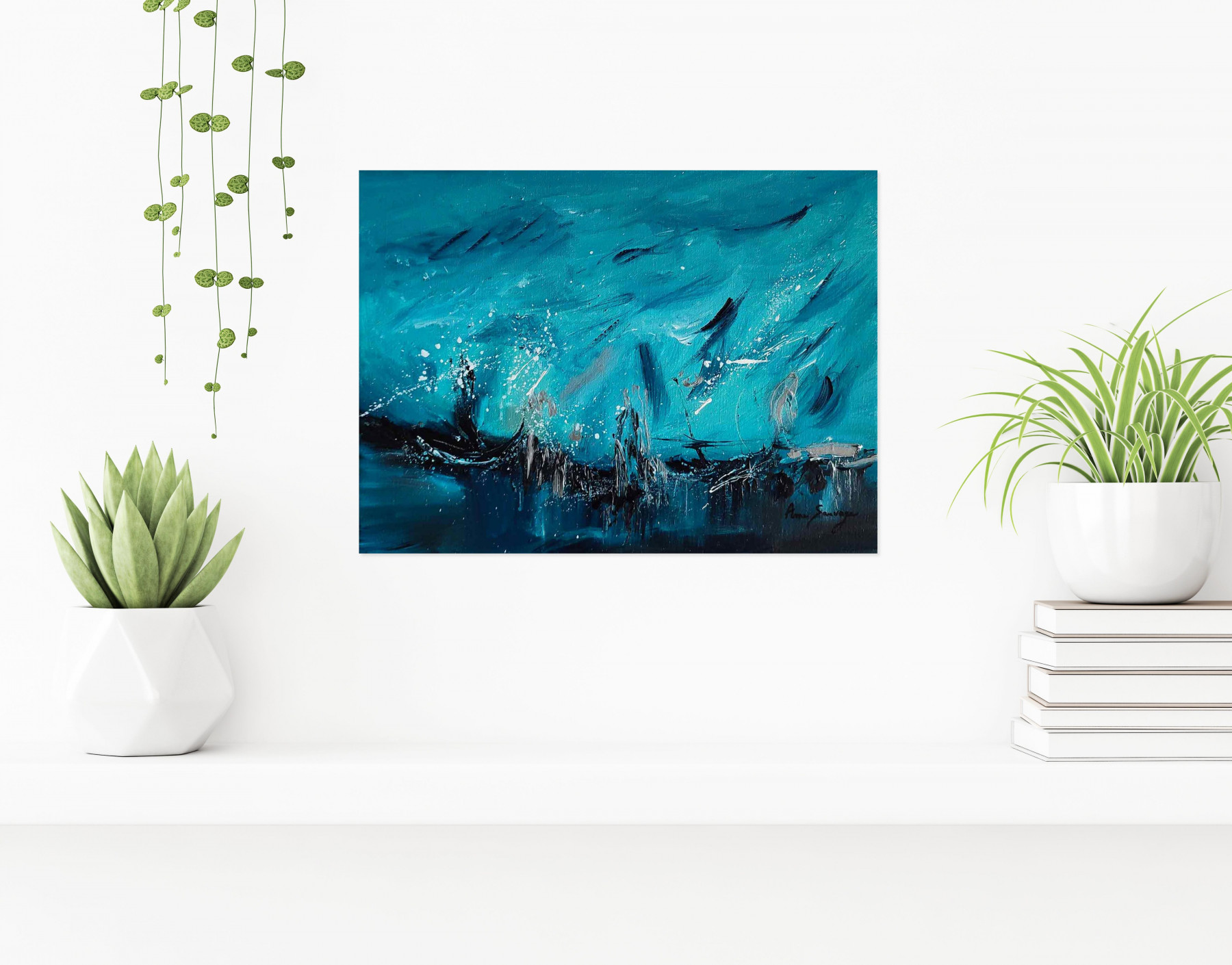 Âme Sauvage, Les joueuses du vent, peinture - Galerie de vente et d’achat d’art contemporain en ligne Artalistic