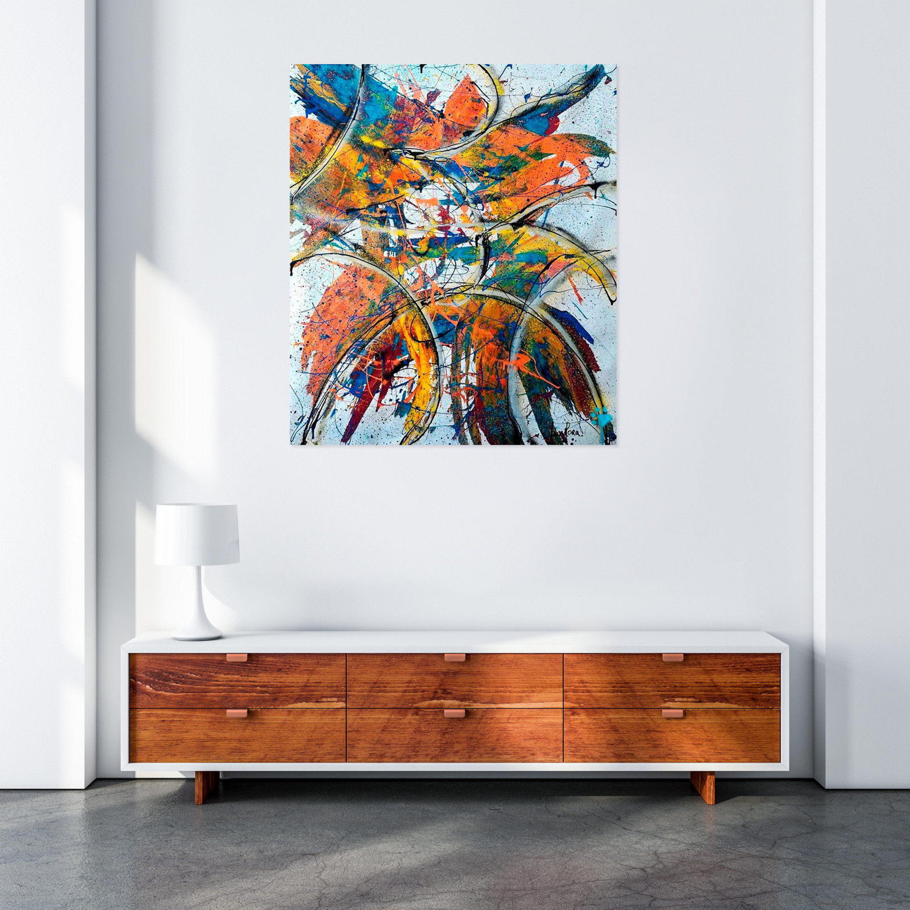 Luc Mora, Hudson Manhattan 1524, peinture - Galerie de vente et d’achat d’art contemporain en ligne Artalistic