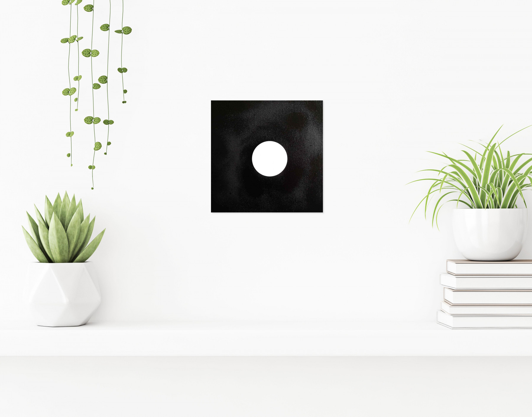 Mhart Pouring, Le cercle blanc, Peinture - Galerie de vente et d’achat d’art contemporain en ligne Artalistic