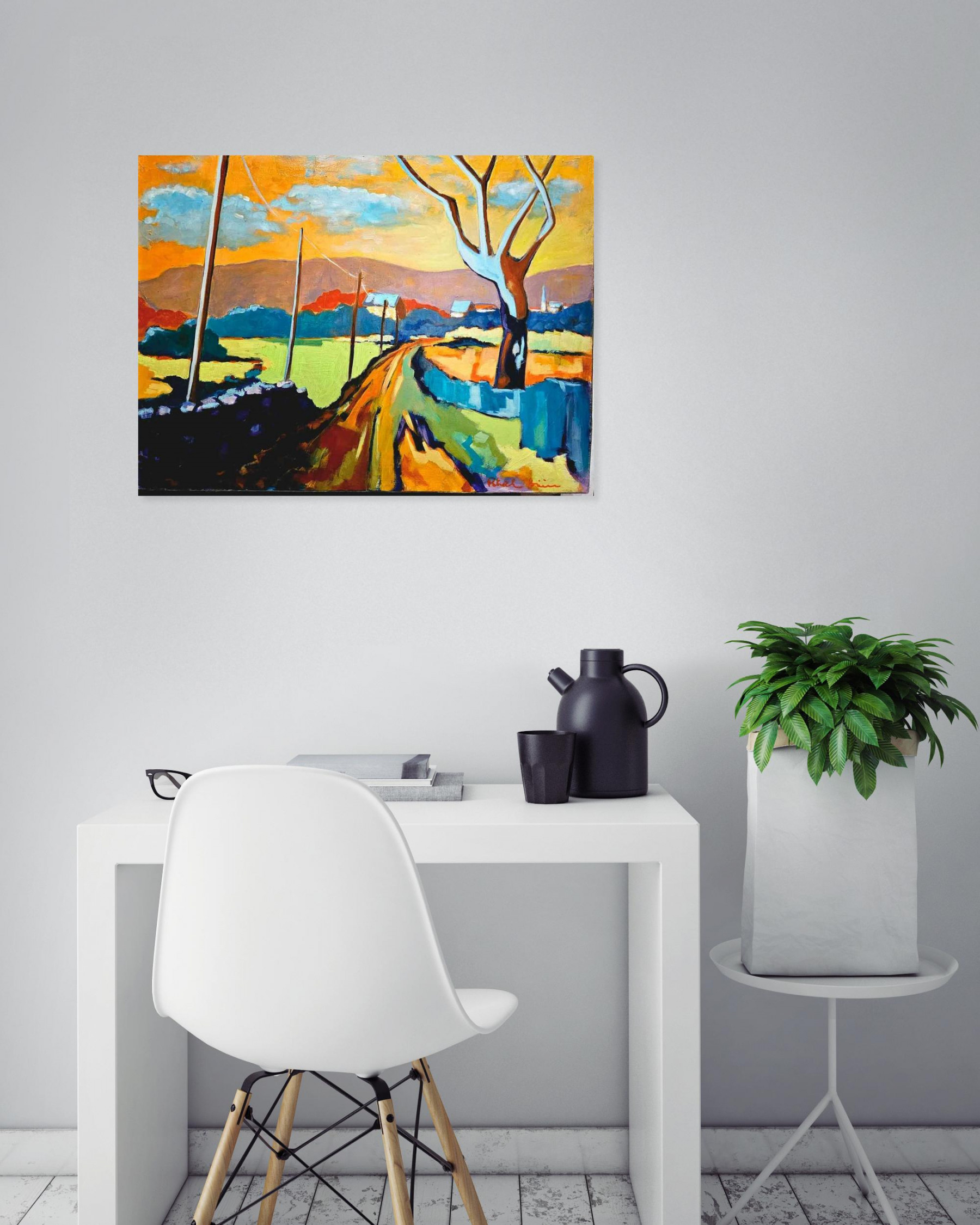 Patrick Briere, Champs joyeux 10, peinture - Galerie de vente et d’achat d’art contemporain en ligne Artalistic