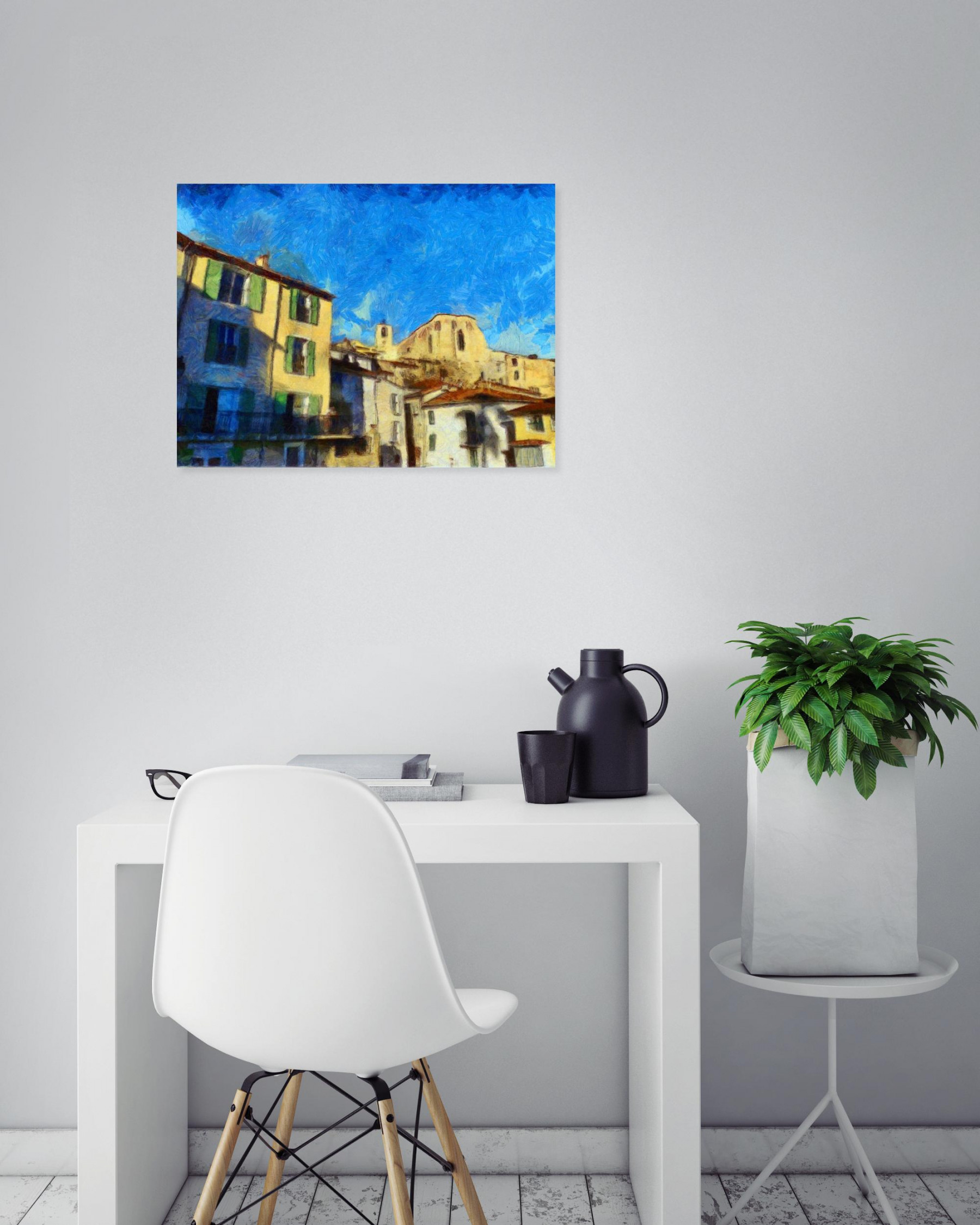Jean Louis Bouzou, Place Cafabre, photo - Galerie de vente et d’achat d’art contemporain en ligne Artalistic