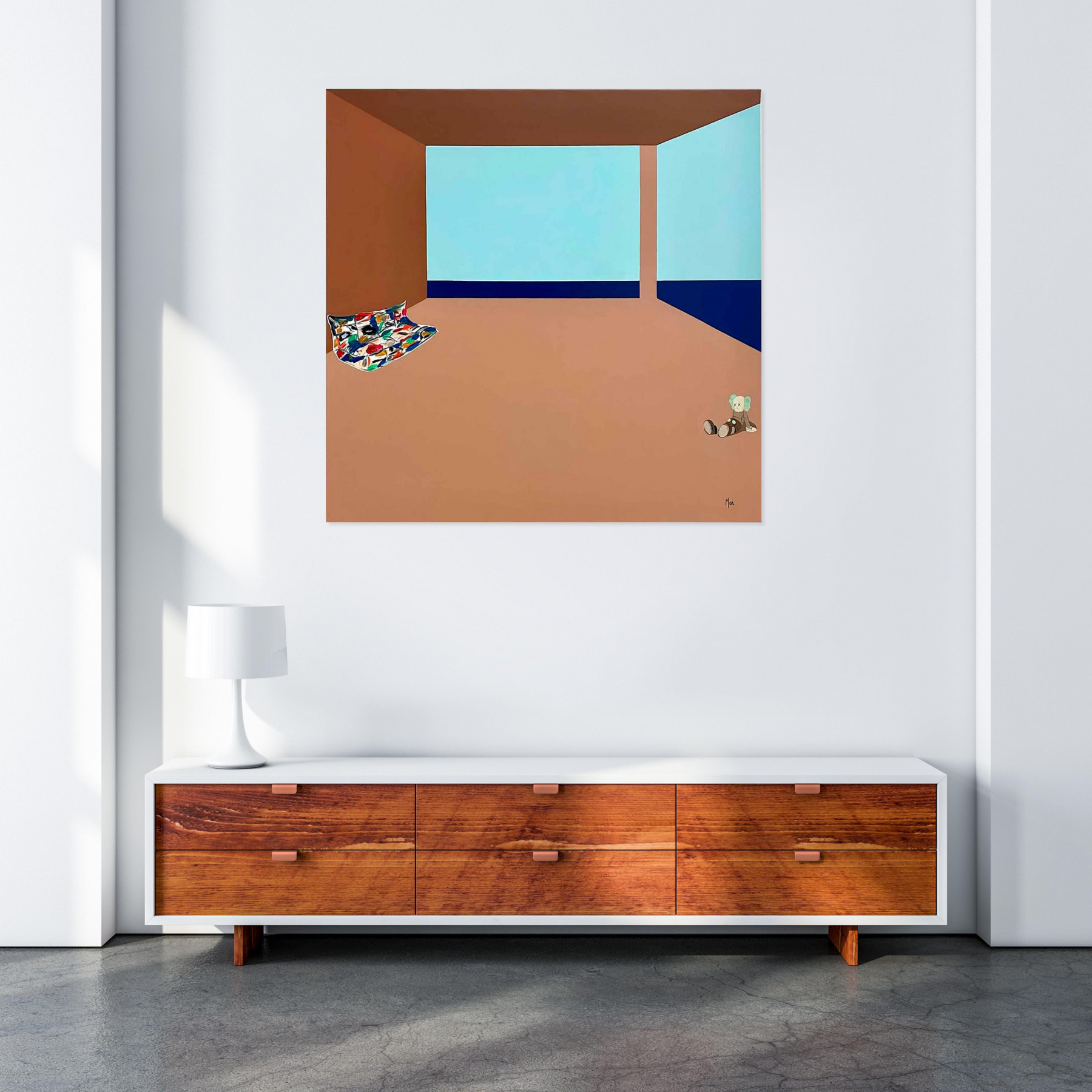 Moi., Le rêveur, peinture - Galerie de vente et d’achat d’art contemporain en ligne Artalistic