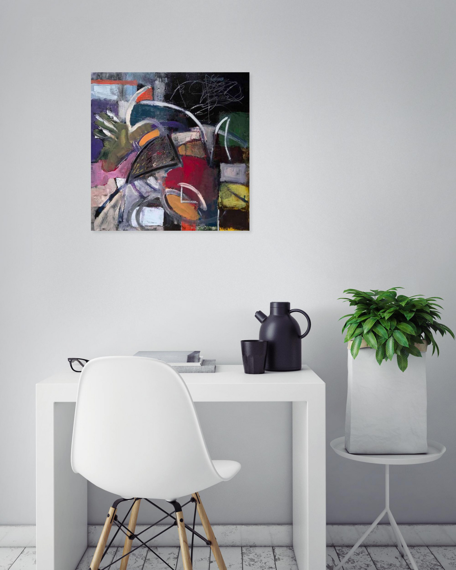 Erik Arsène, L'envol, peinture - Galerie de vente et d’achat d’art contemporain en ligne Artalistic