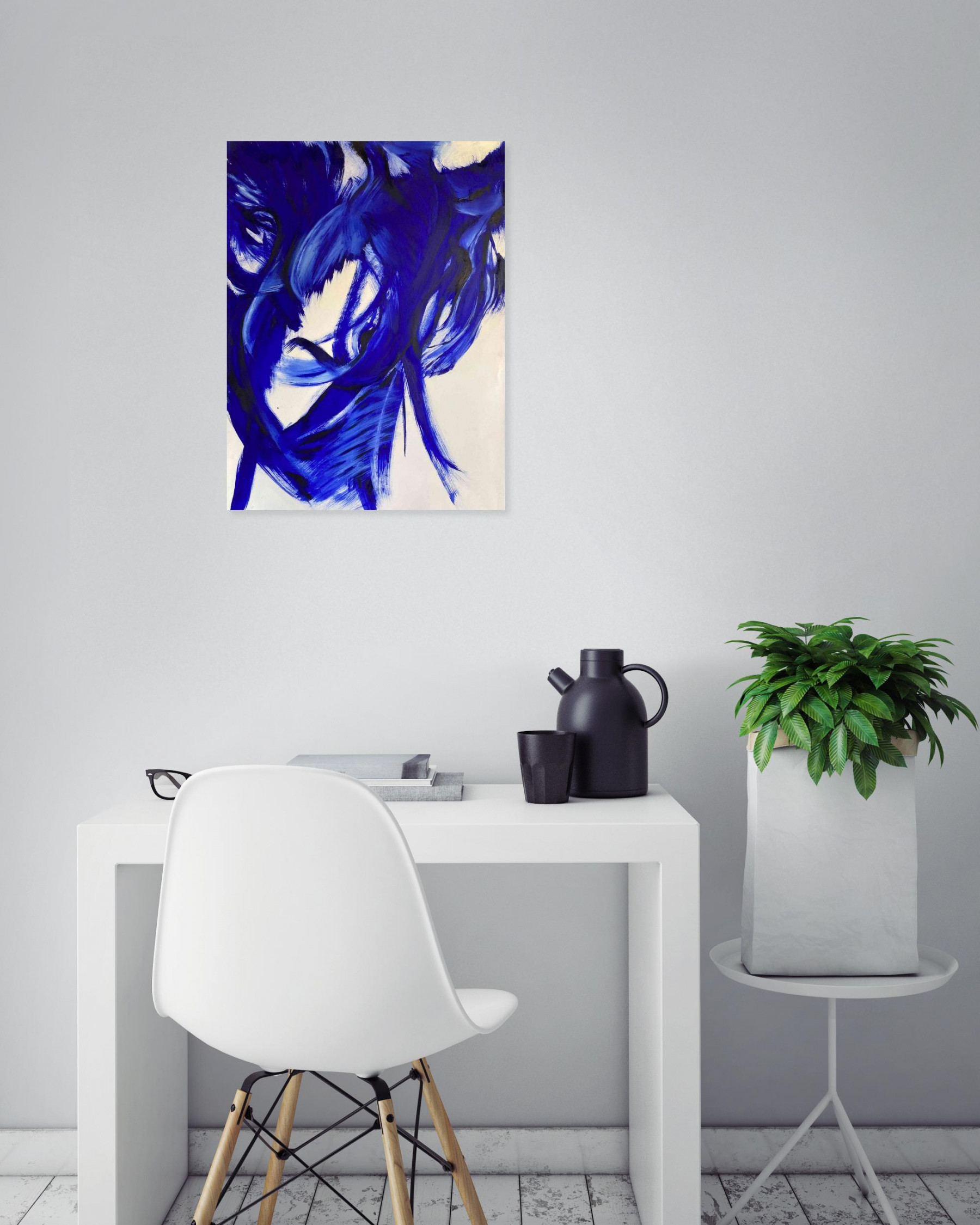 Sela, Blue 2, peinture - Galerie de vente et d’achat d’art contemporain en ligne Artalistic