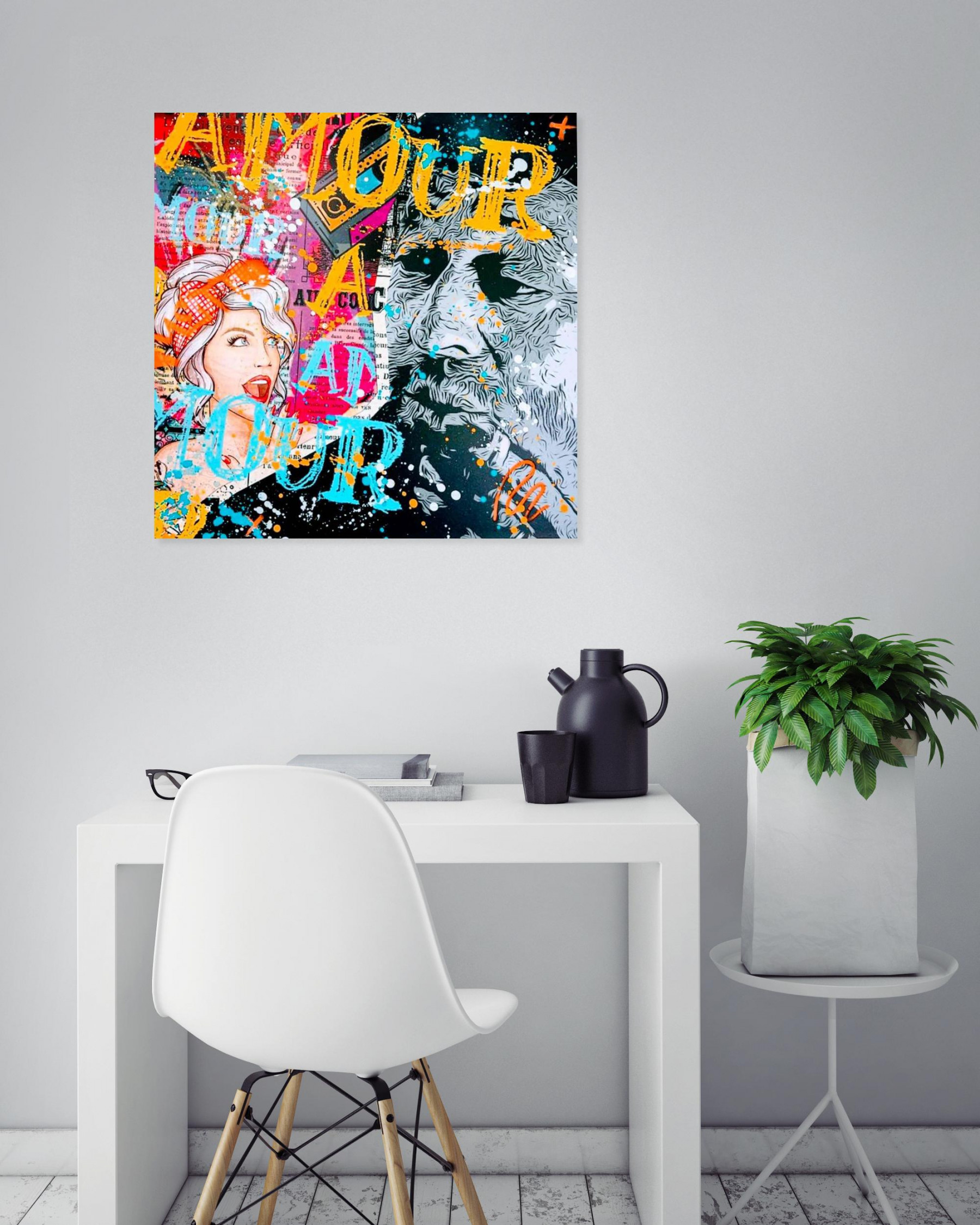 Talion, Serge Gainsbourg, peinture - Galerie de vente et d’achat d’art contemporain en ligne Artalistic