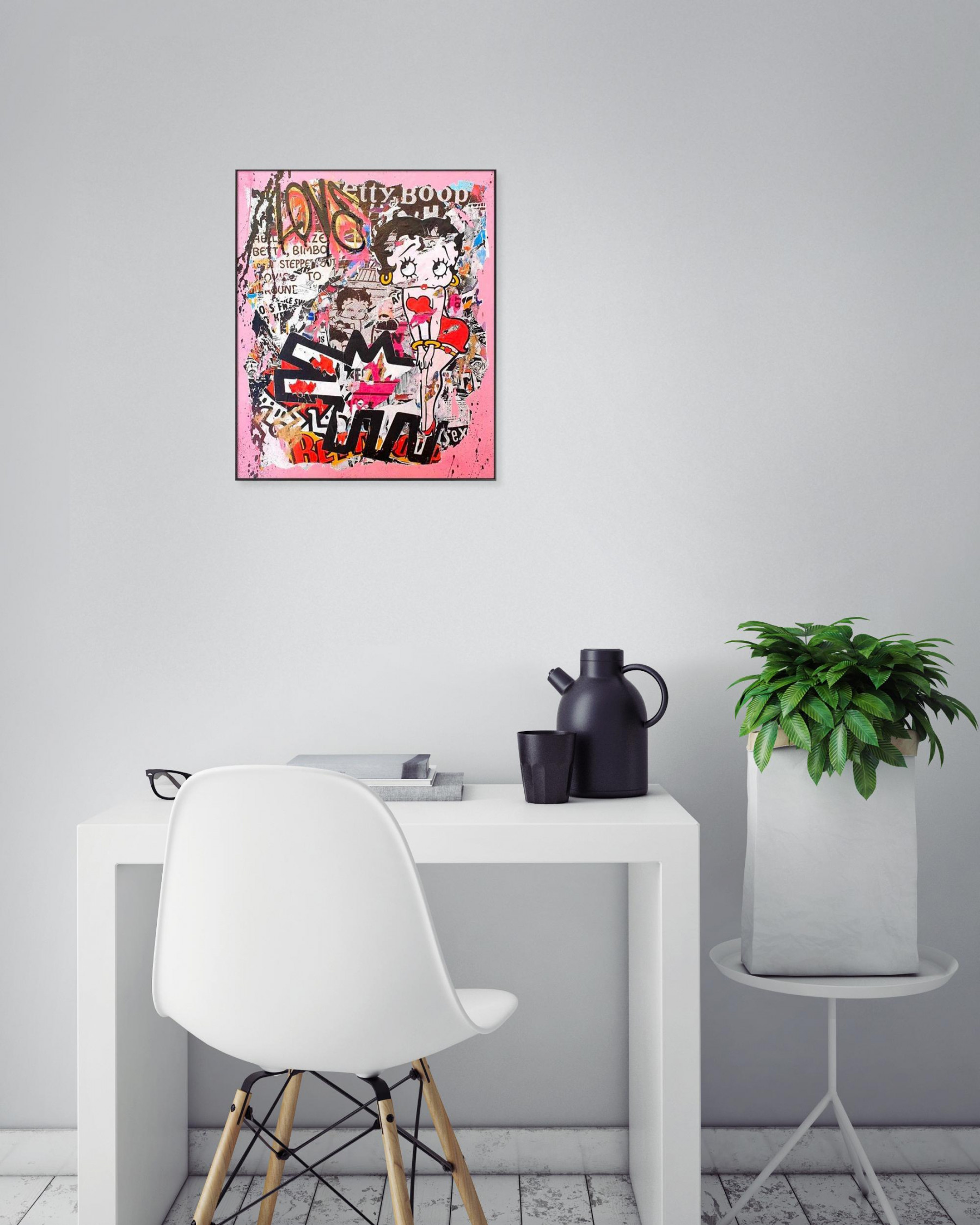Lasveguix, Betty Love Haring, peinture - Galerie de vente et d’achat d’art contemporain en ligne Artalistic