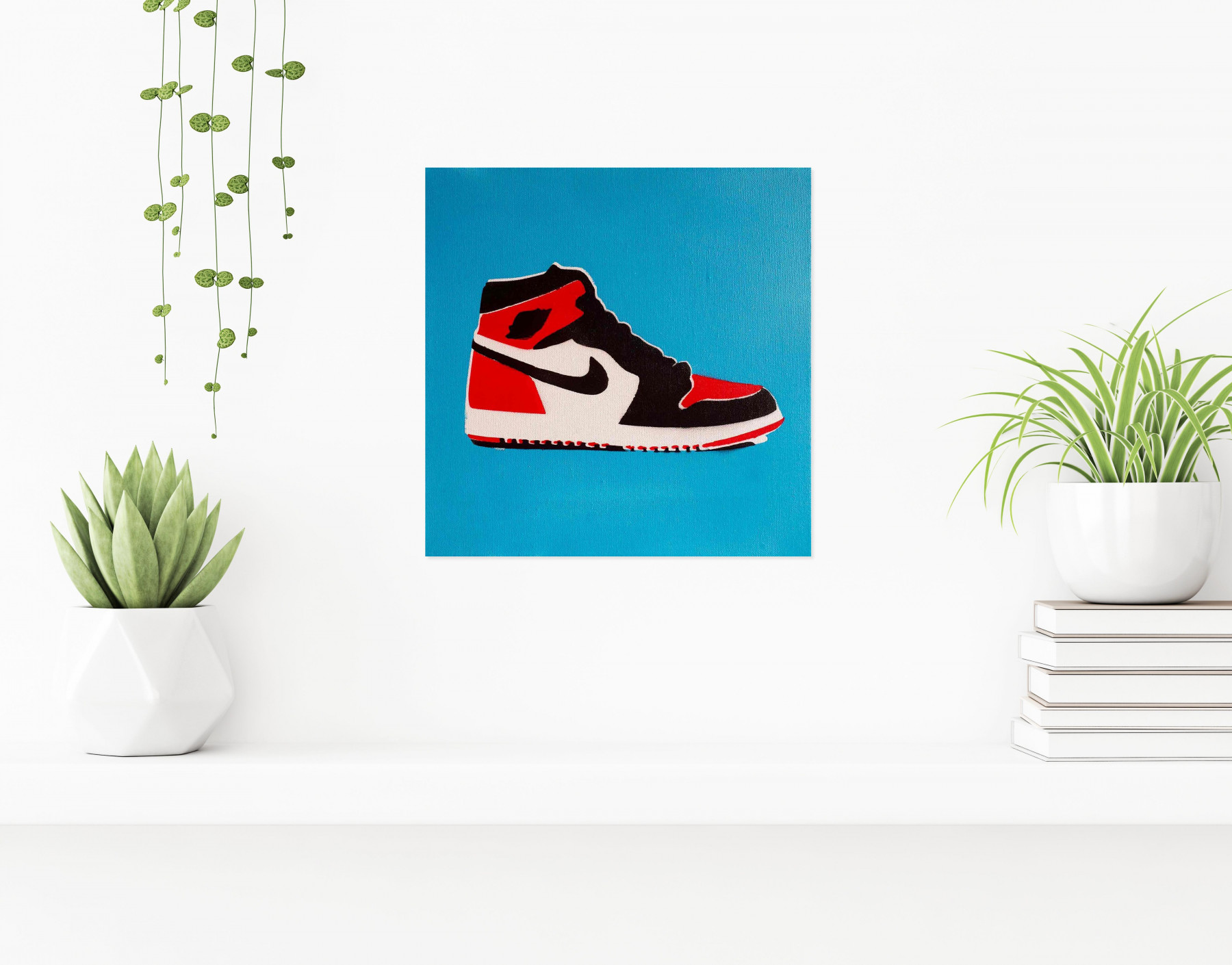 PyB, Air Jordan sneaker, peinture - Galerie de vente et d’achat d’art contemporain en ligne Artalistic