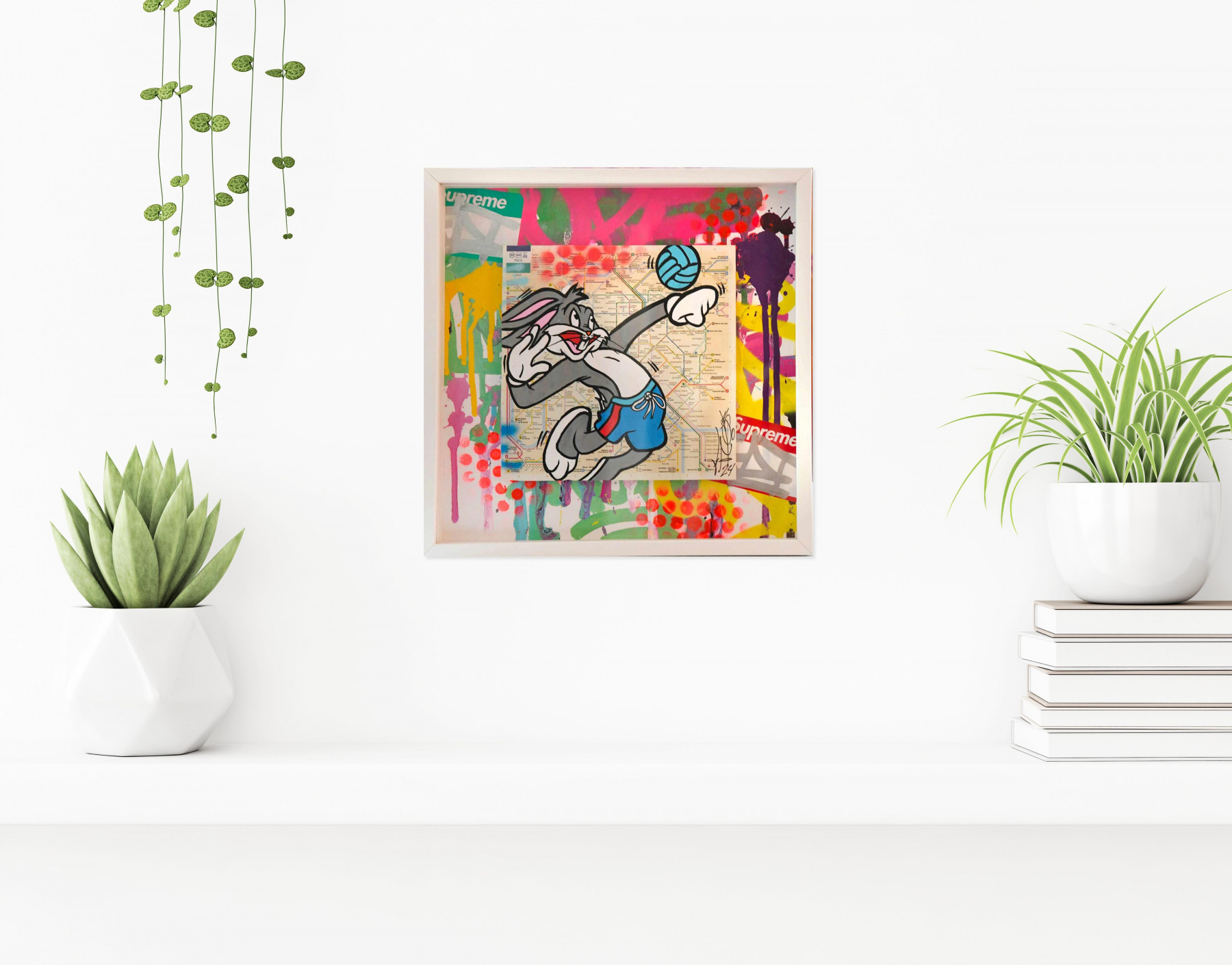 Fat, Bugs bunny, peinture - Galerie de vente et d’achat d’art contemporain en ligne Artalistic