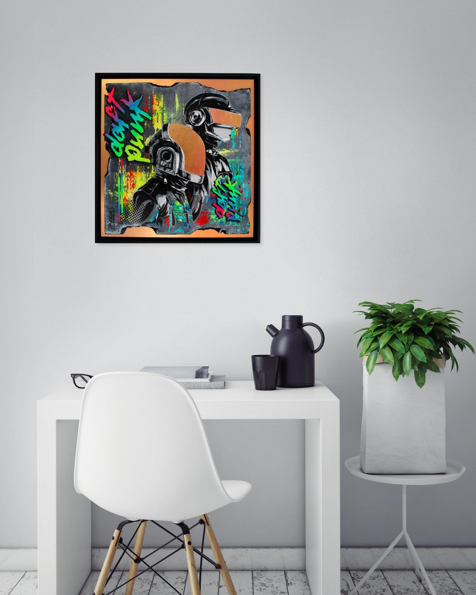 Max Andriot, Daft punk fragment #1, peinture - Galerie de vente et d’achat d’art contemporain en ligne Artalistic