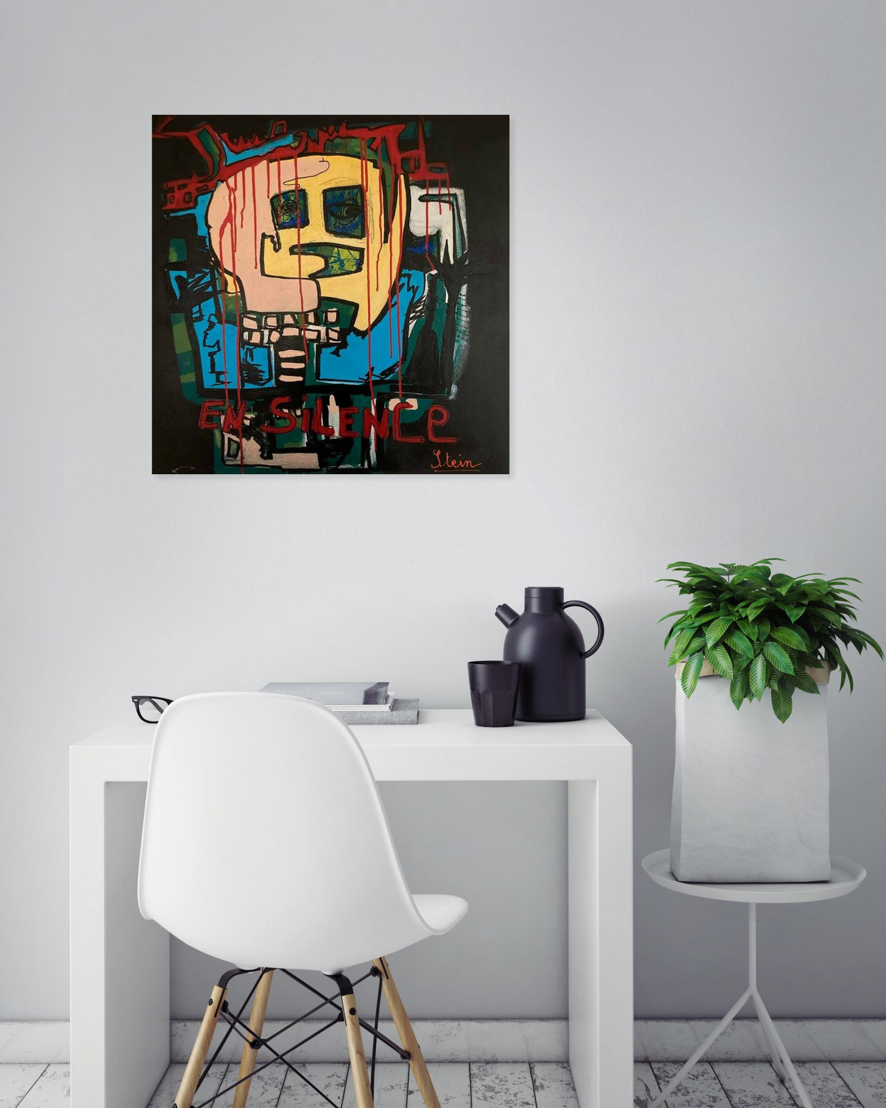 Eric Stein, En silence, peinture - Galerie de vente et d’achat d’art contemporain en ligne Artalistic
