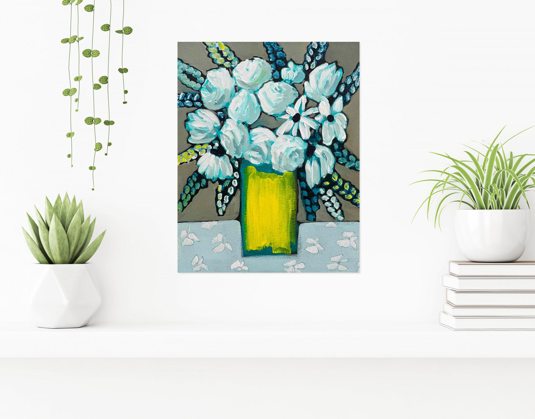 Sophie Gardin, vase citron, peinture - Galerie de vente et d’achat d’art contemporain en ligne Artalistic