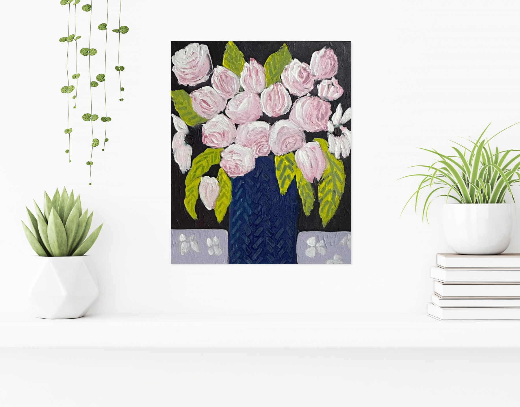 Sophie Gardin, Bouquet, peinture - Galerie de vente et d’achat d’art contemporain en ligne Artalistic