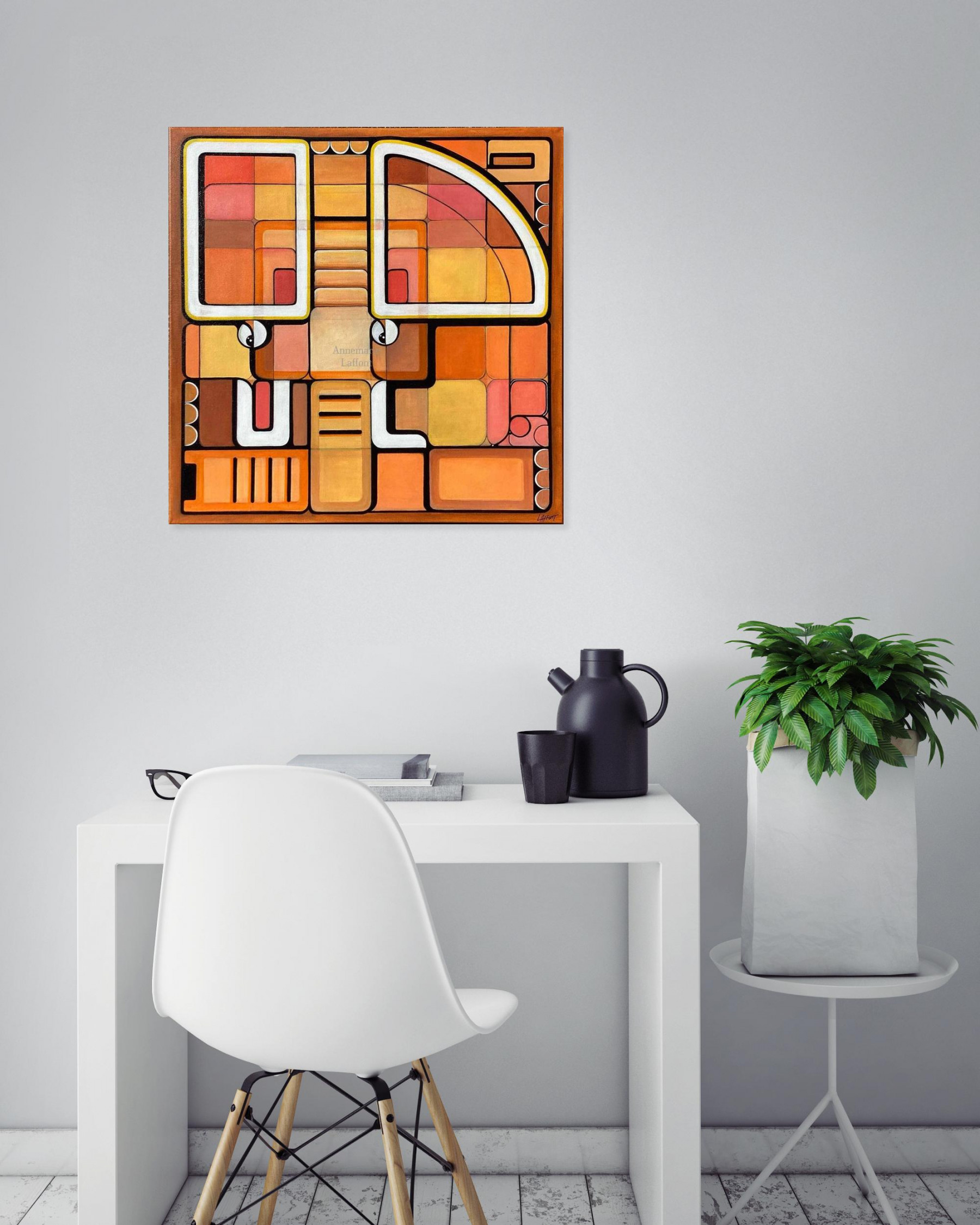 Annemarie Laffont, Vintage, peinture - Galerie de vente et d’achat d’art contemporain en ligne Artalistic