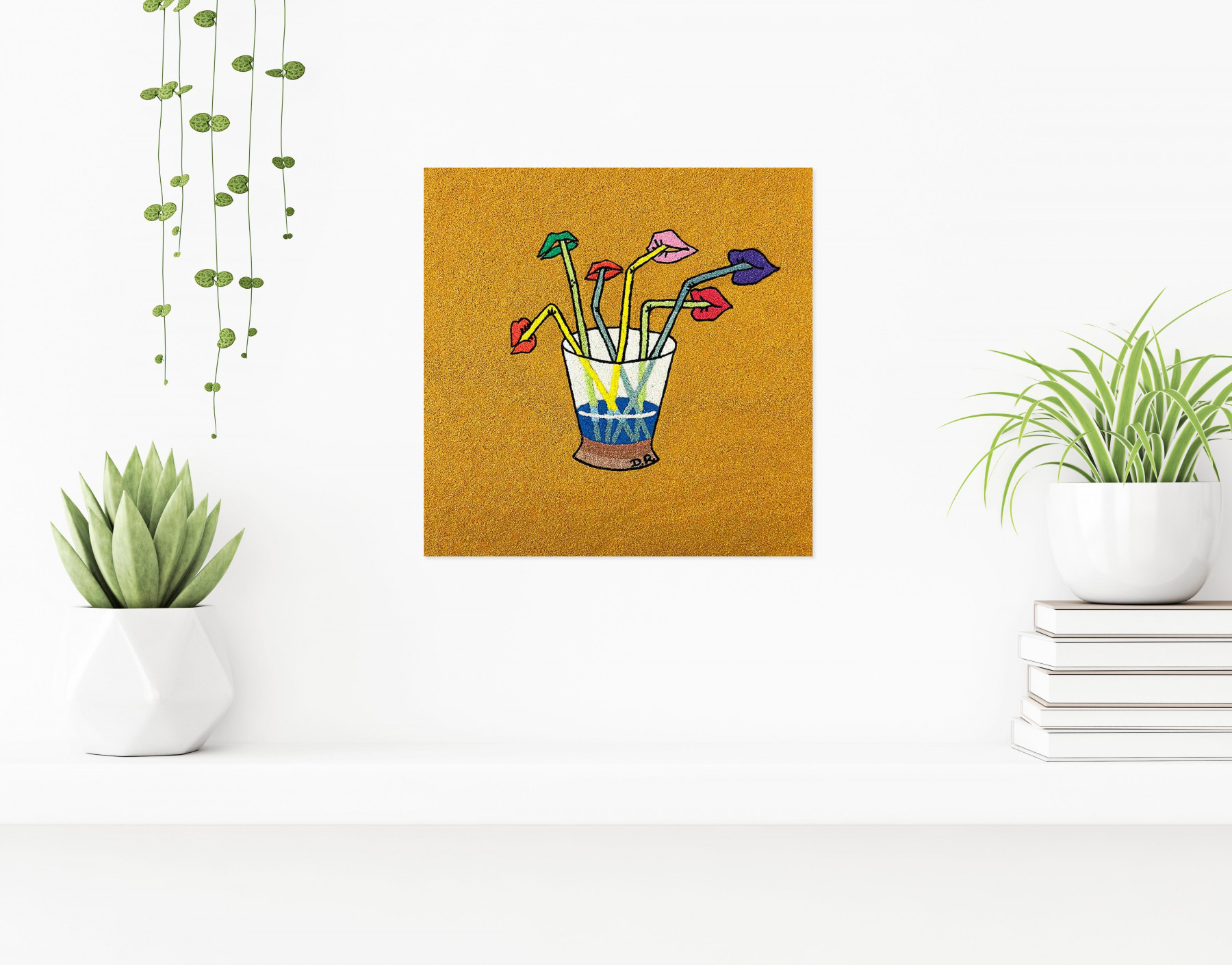 D.R, Verre collectif, peinture - Galerie de vente et d’achat d’art contemporain en ligne Artalistic