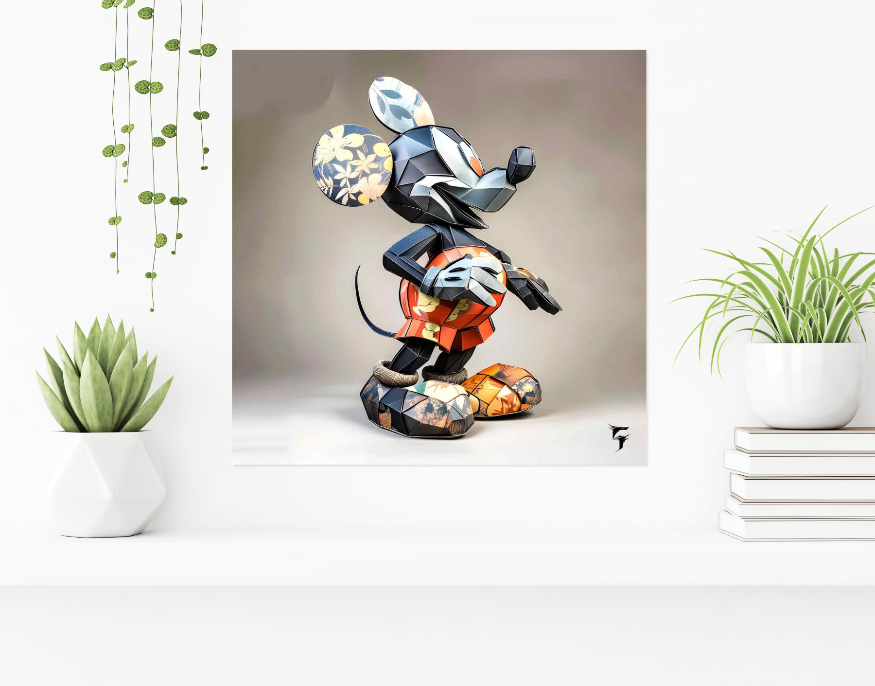 Chroma, Mickey en origami, edition - Galerie de vente et d’achat d’art contemporain en ligne Artalistic