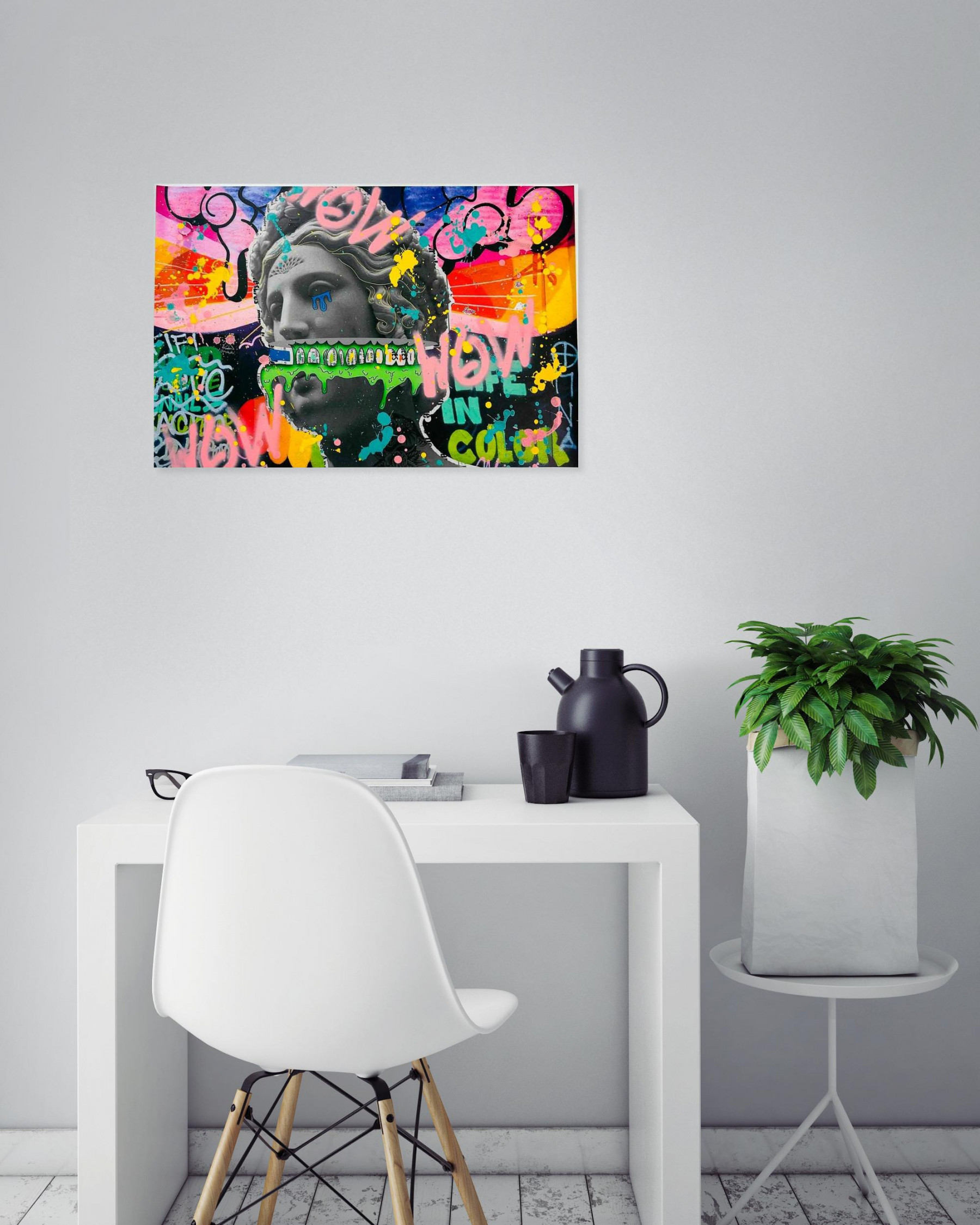 Talion, Stone statue, peinture - Galerie de vente et d’achat d’art contemporain en ligne Artalistic