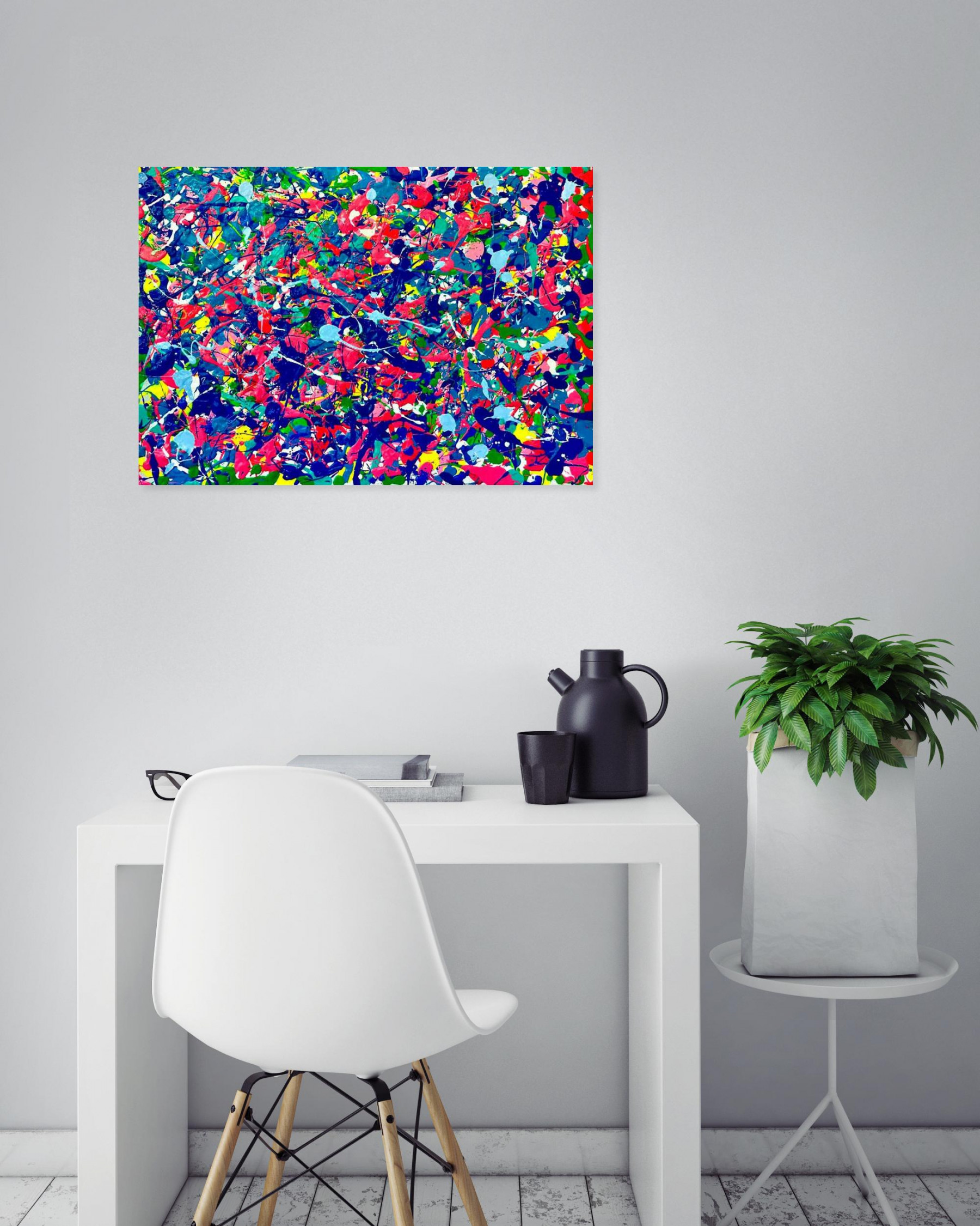Sandrine, The big bang, peinture - Galerie de vente et d’achat d’art contemporain en ligne Artalistic