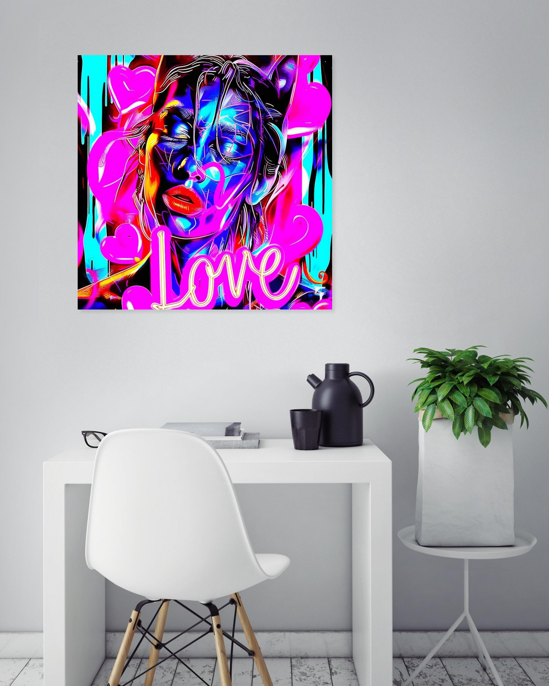 Chroma, Néon Love, edition - Galerie de vente et d’achat d’art contemporain en ligne Artalistic