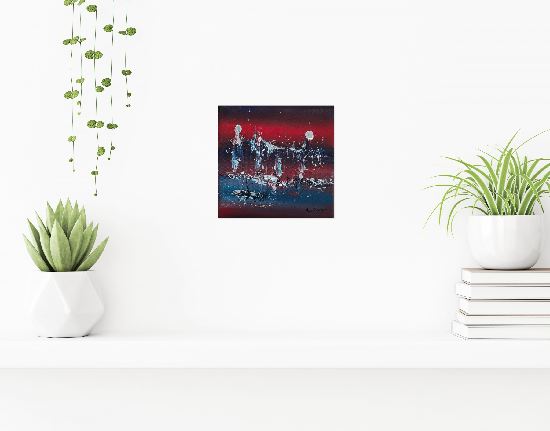 Âme Sauvage, Neige en pleine chaleur, peinture - Galerie de vente et d’achat d’art contemporain en ligne Artalistic