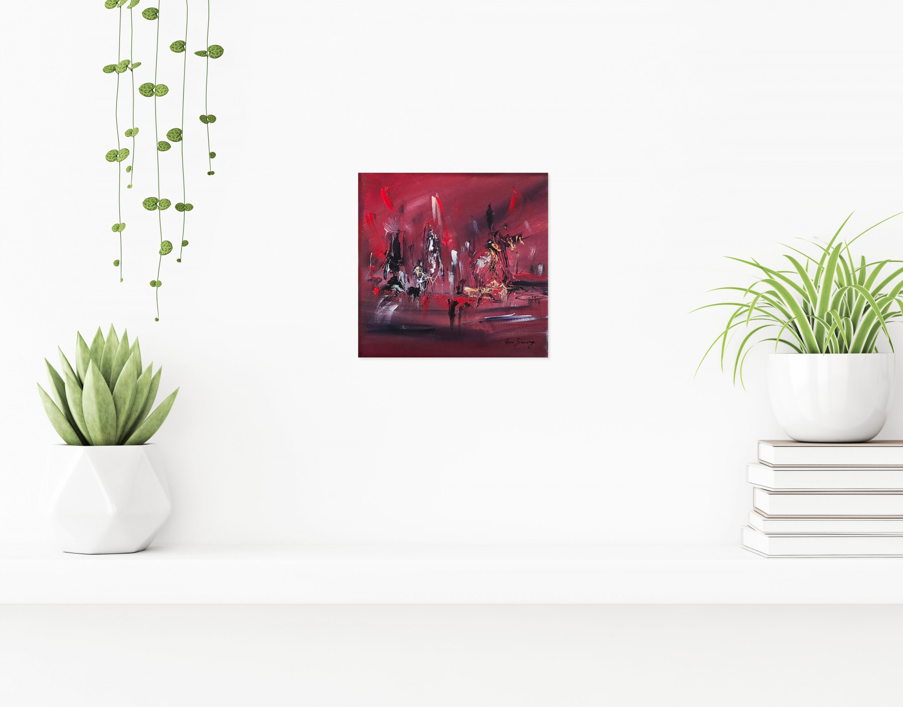 Âme Sauvage, L'oiseau des laves, peinture - Galerie de vente et d’achat d’art contemporain en ligne Artalistic