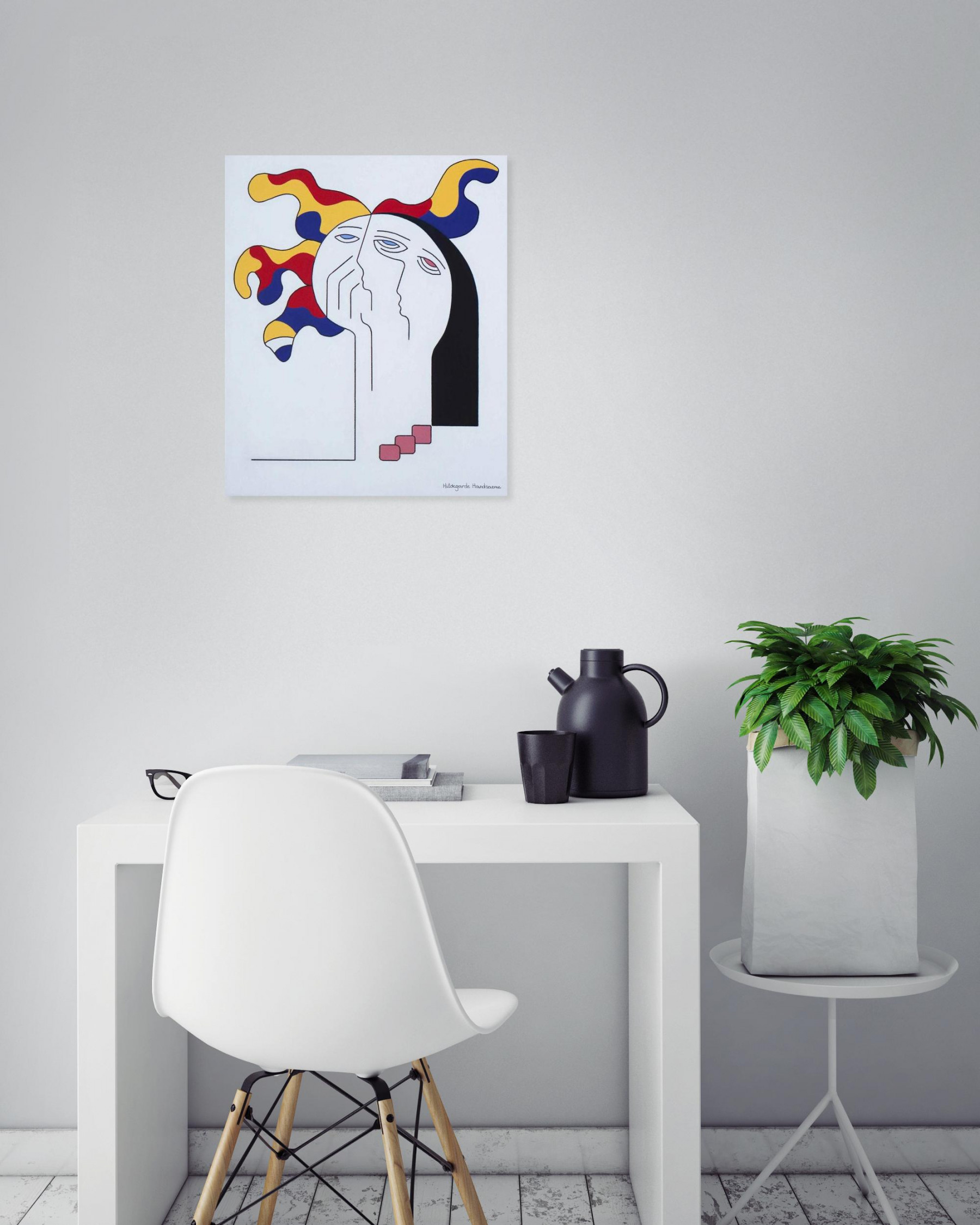 Hildegarde Handsaeme, Délicieusement dérangé, painting - Artalistic online contemporary art buying and selling gallery