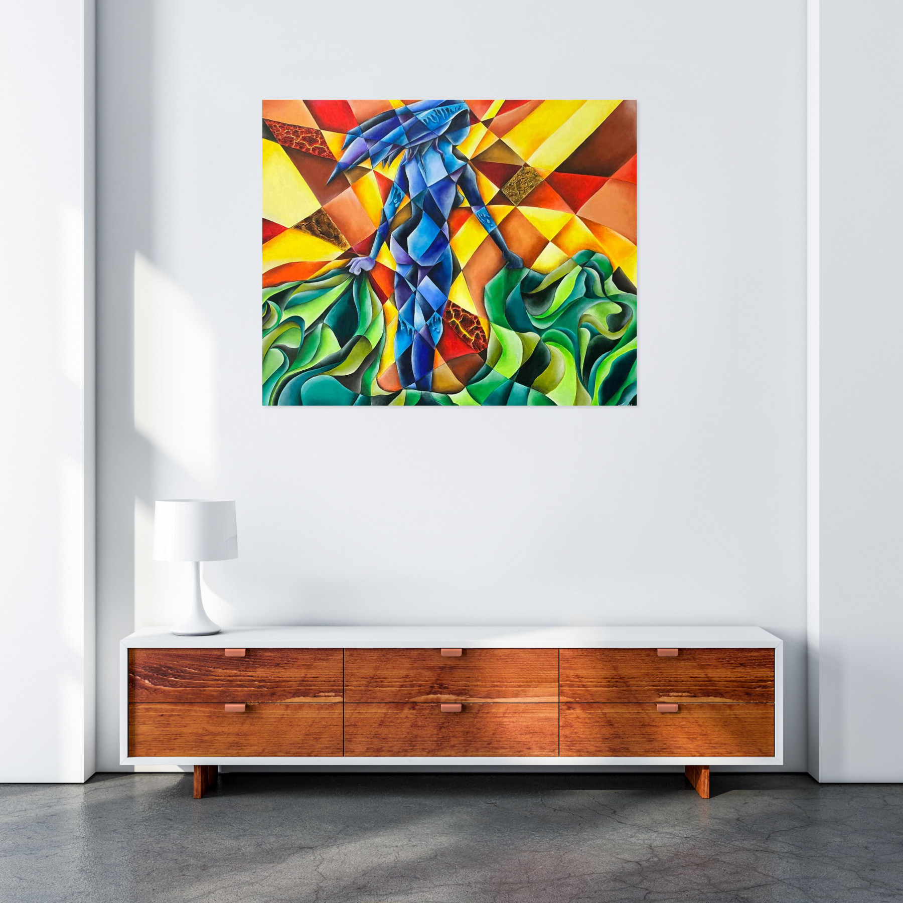Marly, Elément terre, peinture - Galerie de vente et d’achat d’art contemporain en ligne Artalistic