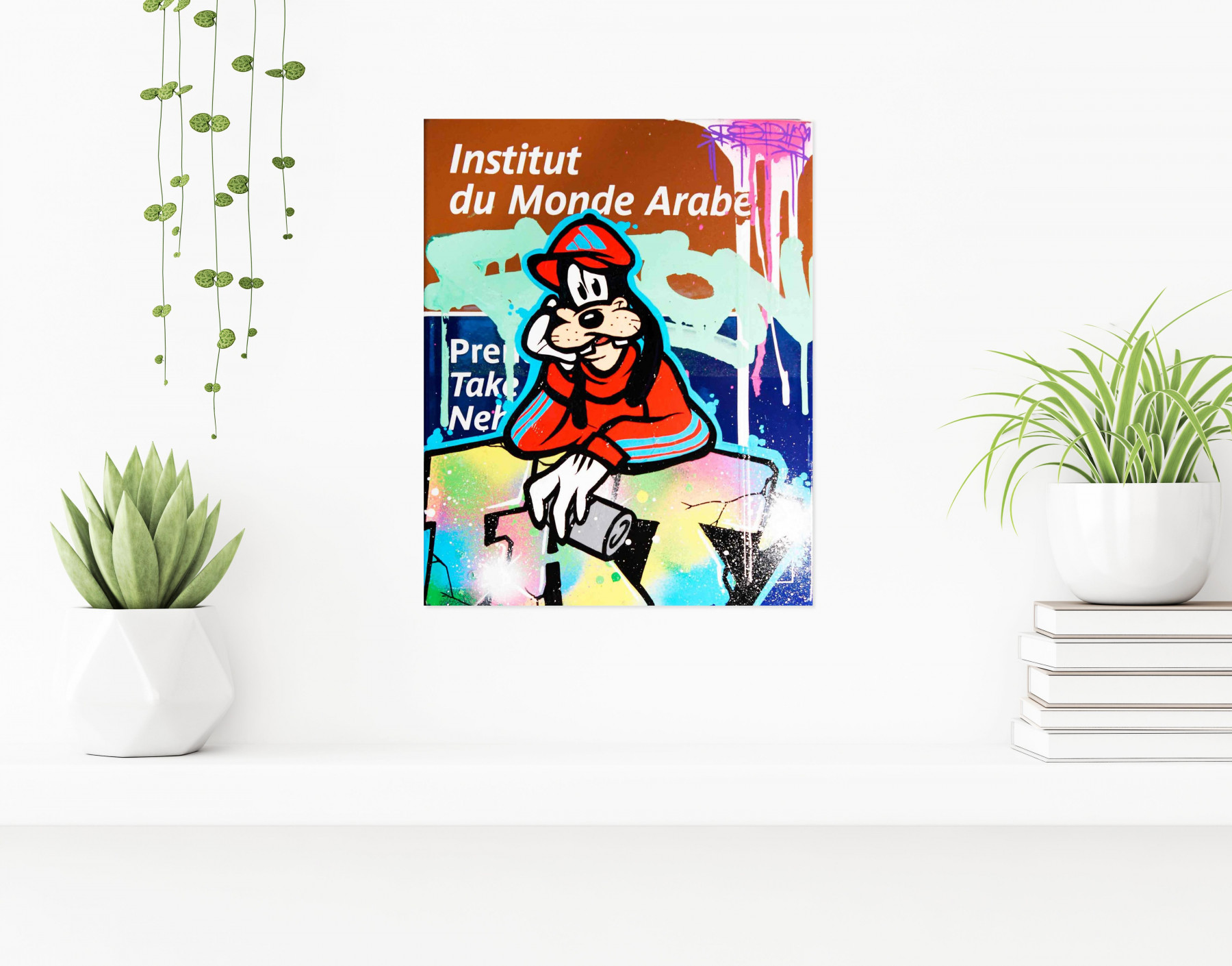Fat, Goofy à L'institut du Monde Arabe, peinture - Galerie de vente et d’achat d’art contemporain en ligne Artalistic