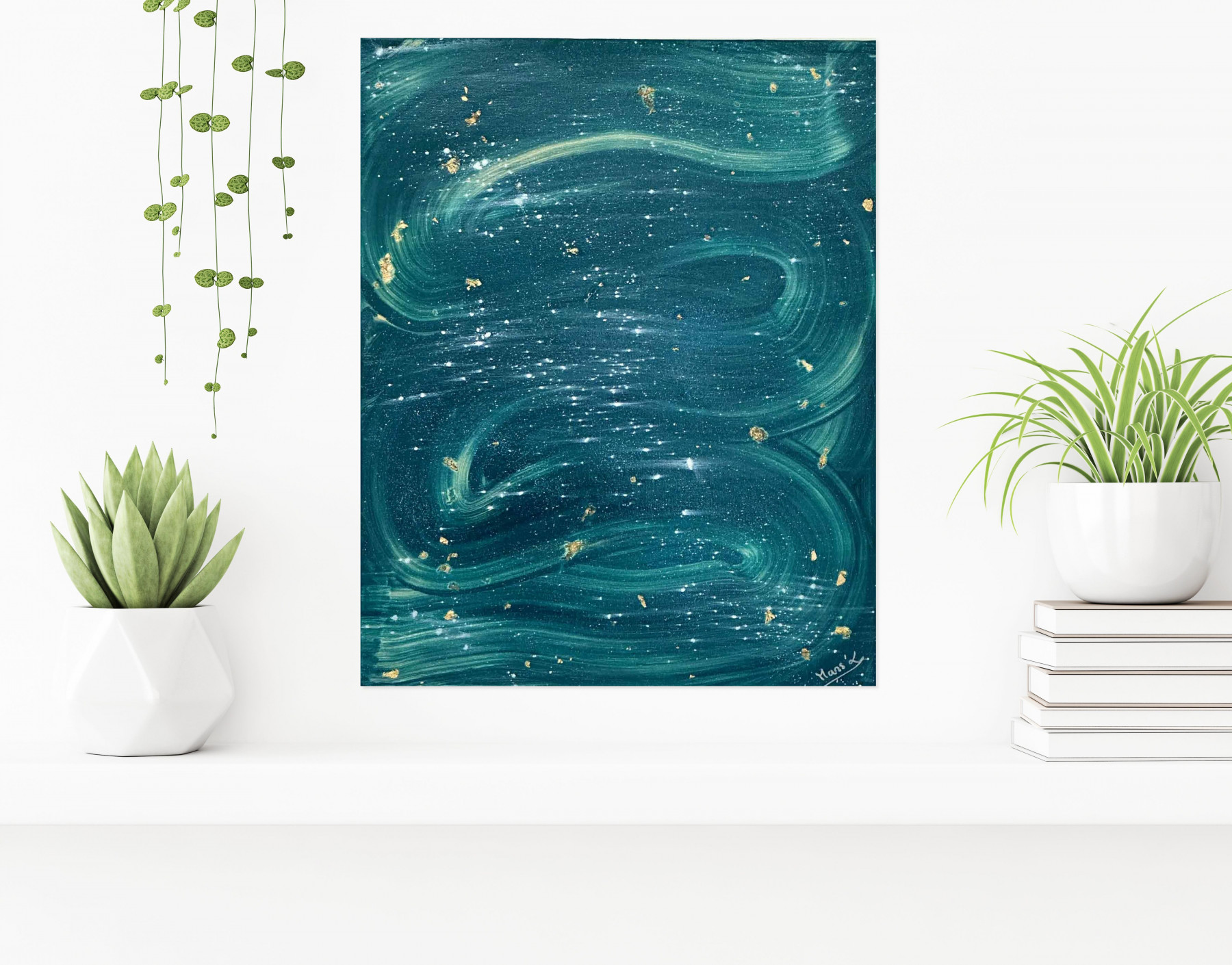 Mams'L, Voie lactée, peinture - Galerie de vente et d’achat d’art contemporain en ligne Artalistic