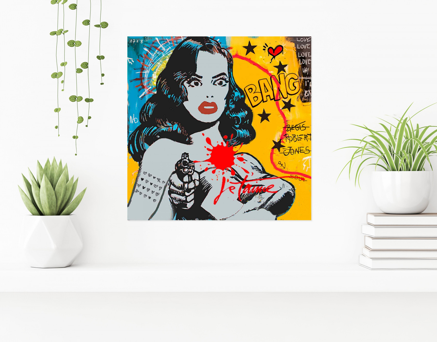 Jo y Posso, Bang, peinture - Galerie de vente et d’achat d’art contemporain en ligne Artalistic
