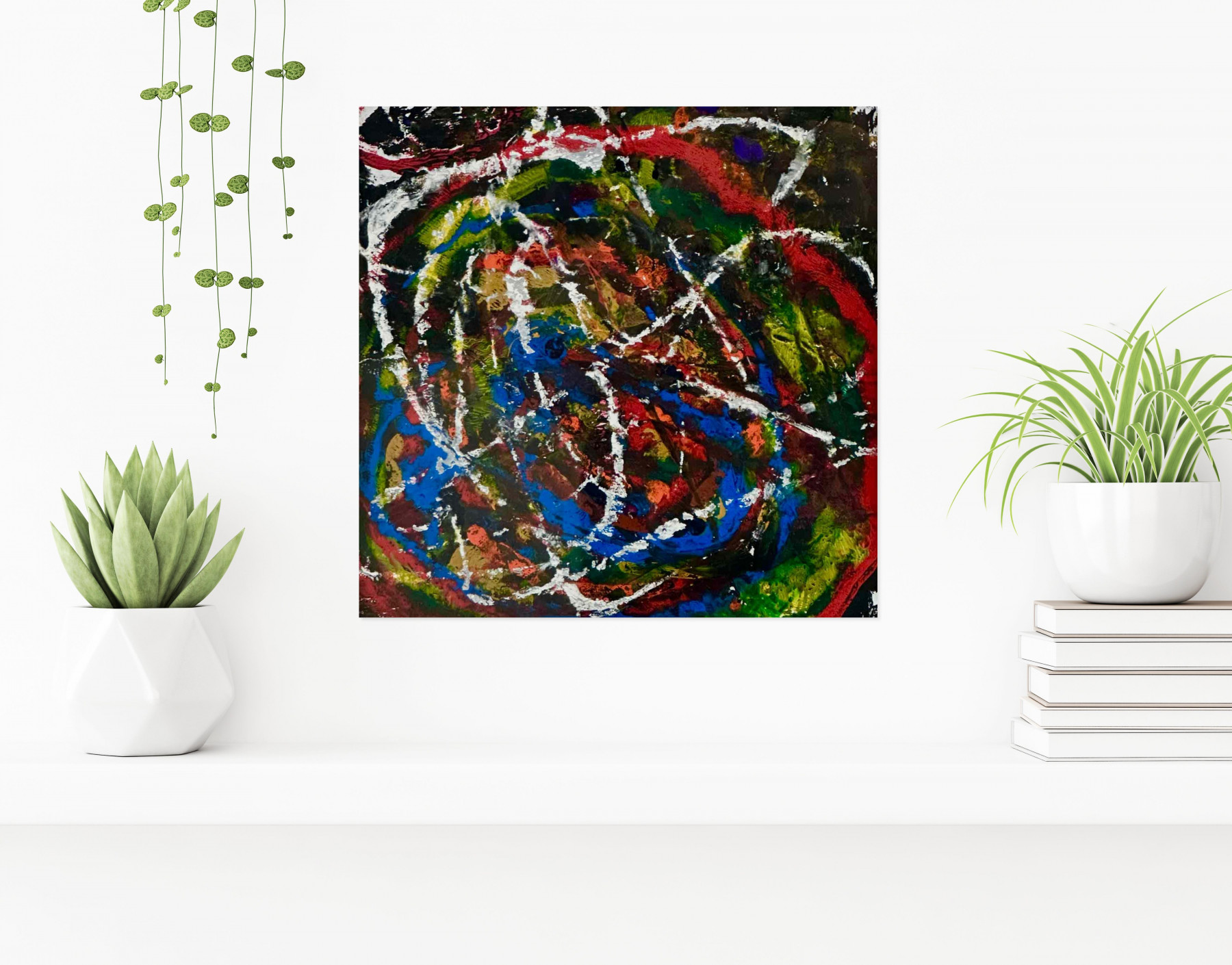 Vio, Stormy colours outside, peinture - Galerie de vente et d’achat d’art contemporain en ligne Artalistic