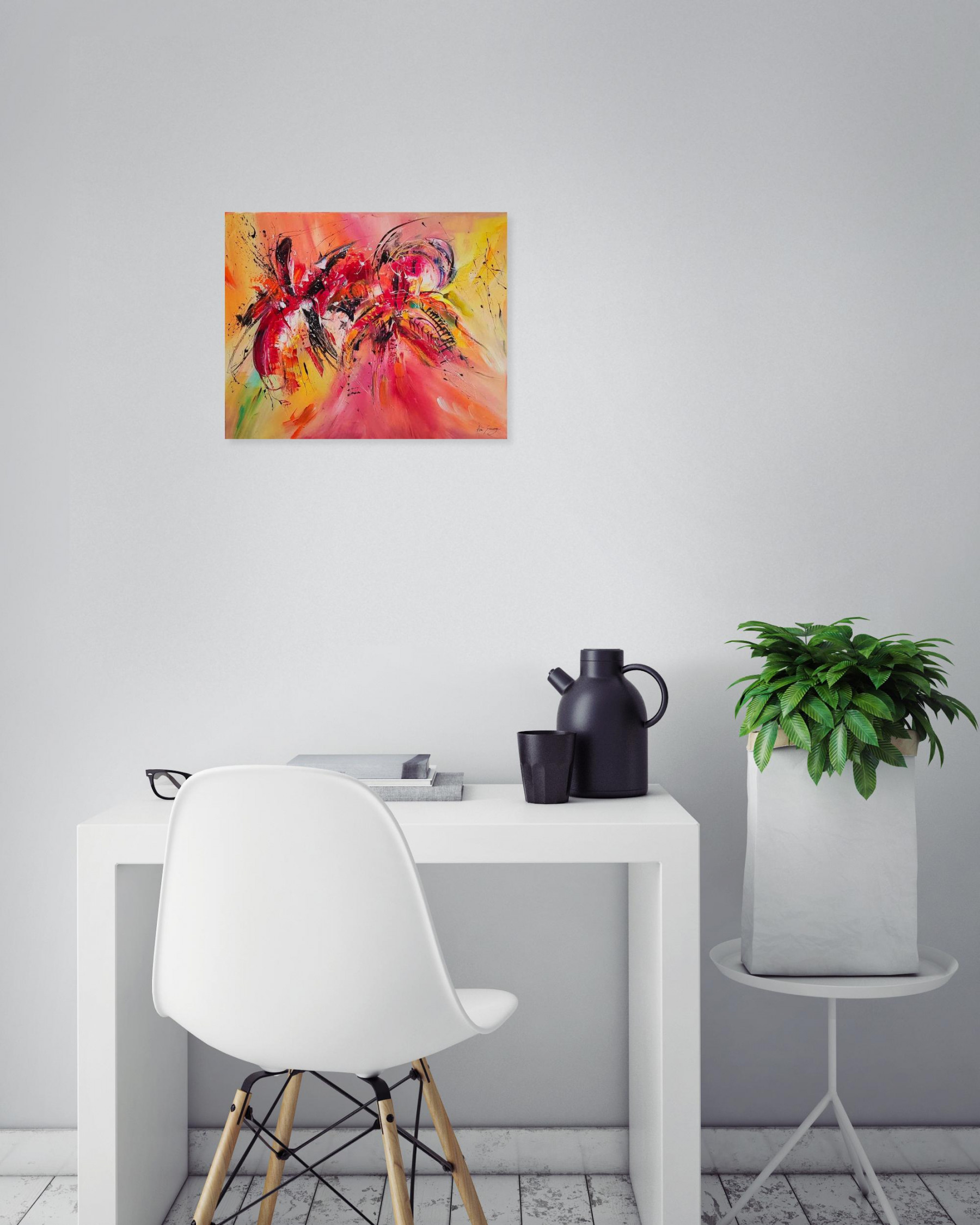Âme Sauvage, L'âme des fleurs, peinture - Galerie de vente et d’achat d’art contemporain en ligne Artalistic