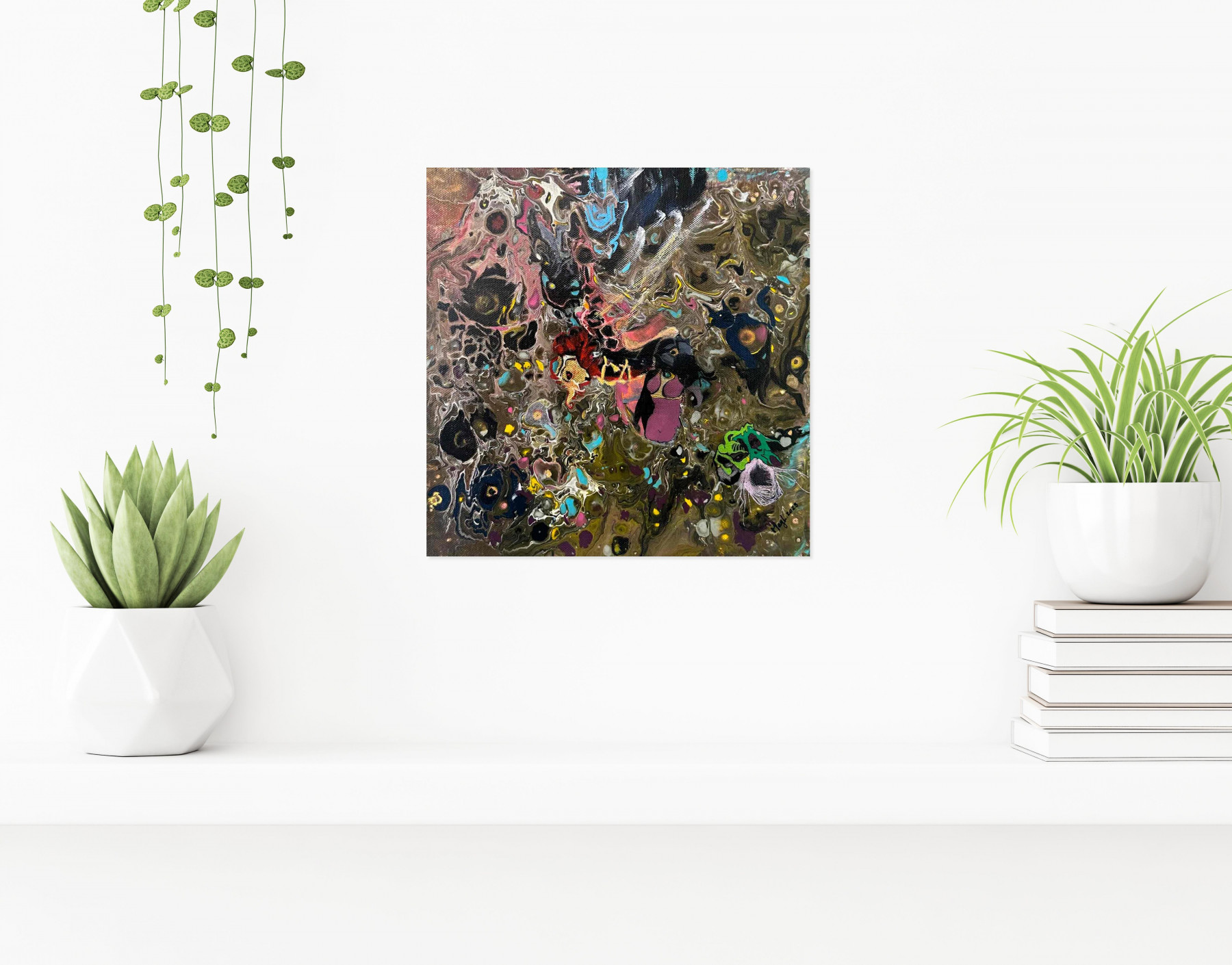 Magalie Launay, cris et chuchotements, peinture - Galerie de vente et d’achat d’art contemporain en ligne Artalistic