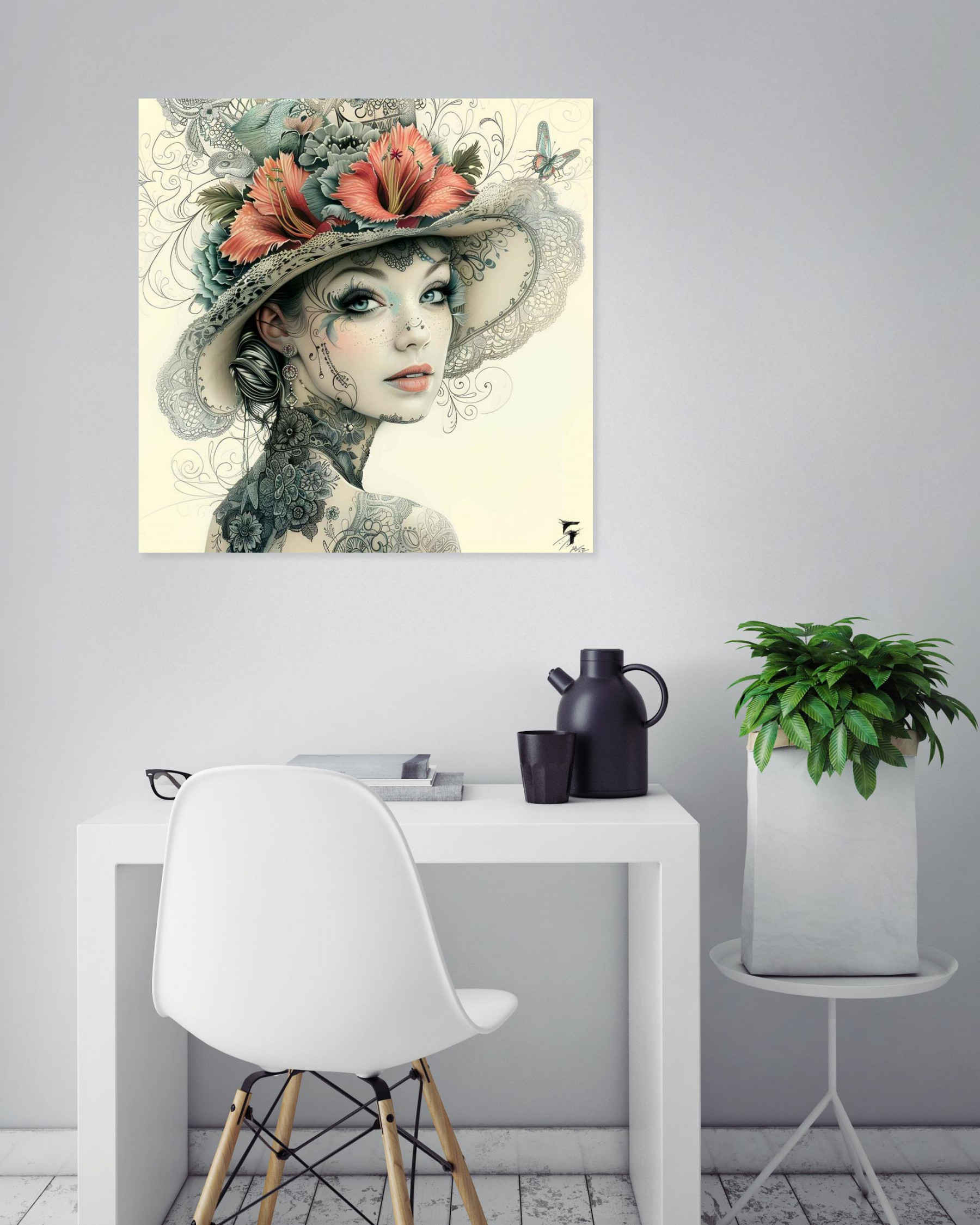 Chroma, Fleurs et encre, edition - Galerie de vente et d’achat d’art contemporain en ligne Artalistic