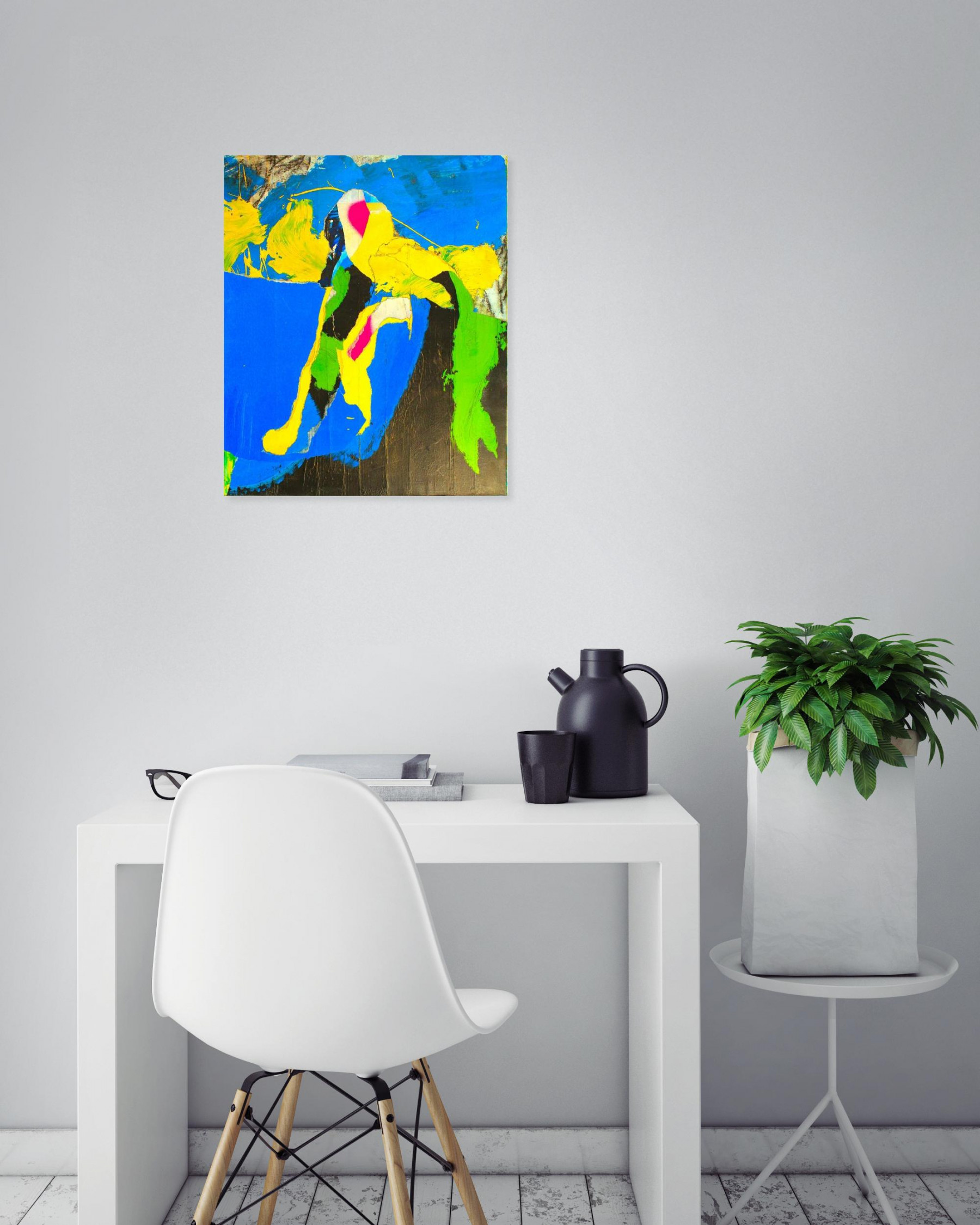 Vildeman, L'ange, peinture - Galerie de vente et d’achat d’art contemporain en ligne Artalistic